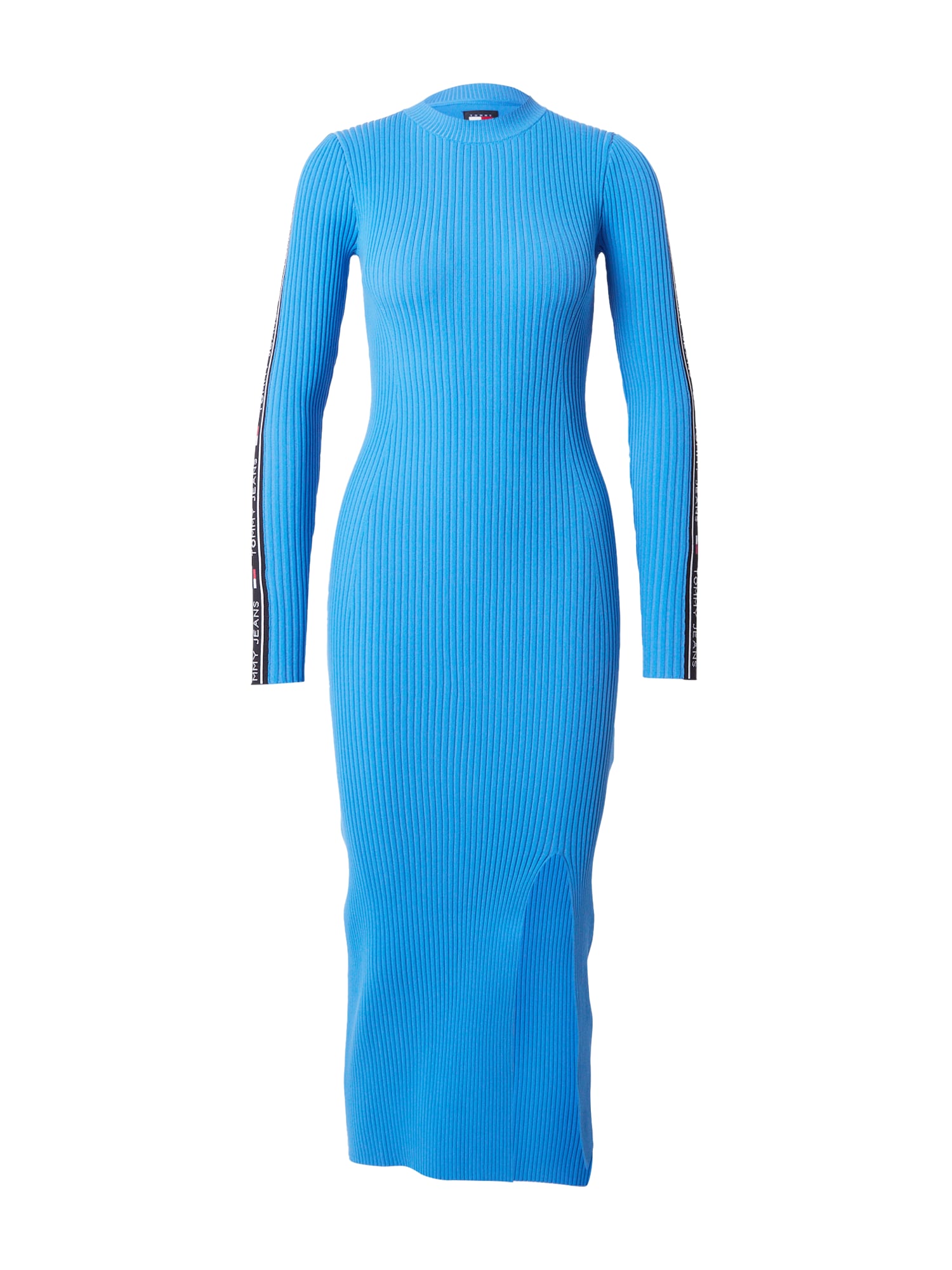Tommy Jeans Плетена рокля  нейви синьо / аквамарин / червено / бяло