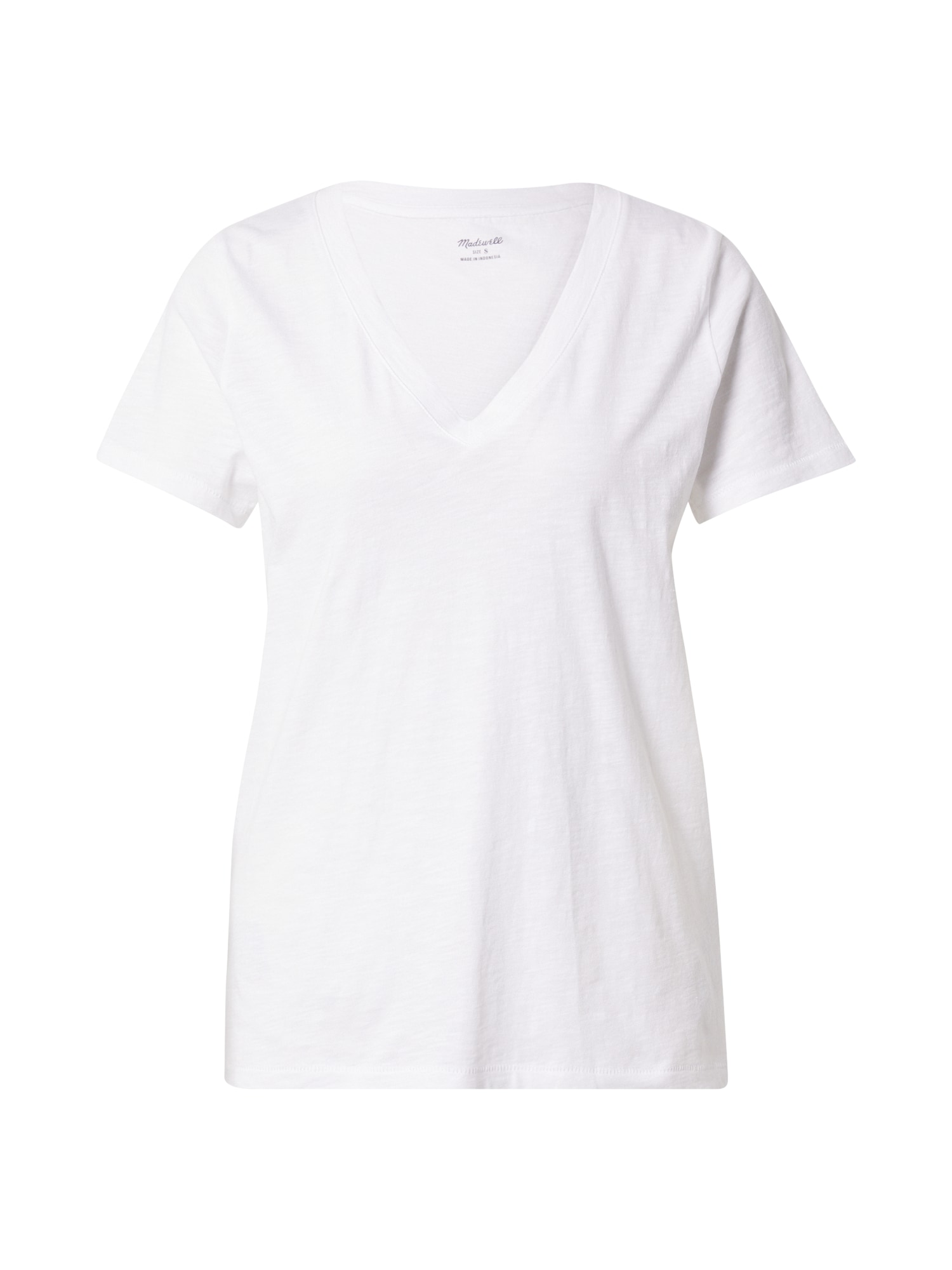 Madewell Marškinėliai 'WHISPER' margai balta