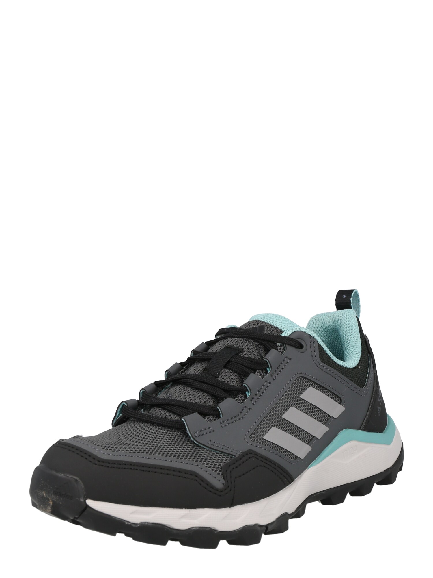 adidas Terrex Bėgimo batai 'Tracerocker 2.0' juoda / pilka / balta / mėlyna
