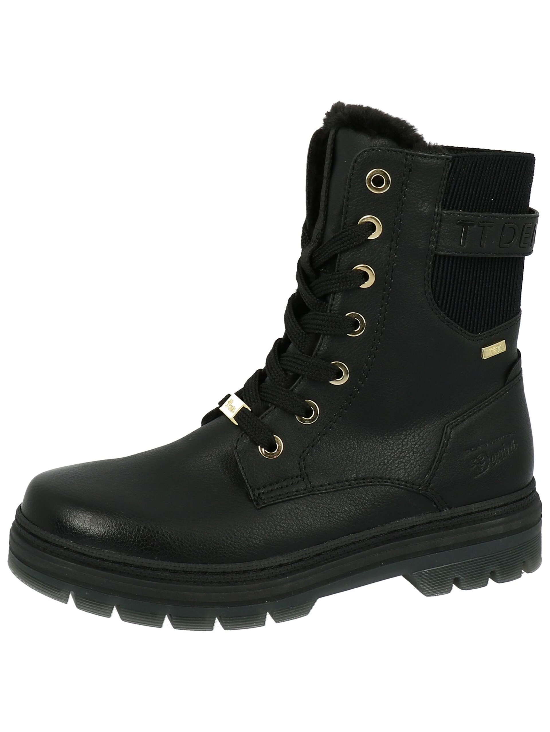 TOM TAILOR Stövlett med snörning kängor & boots dam