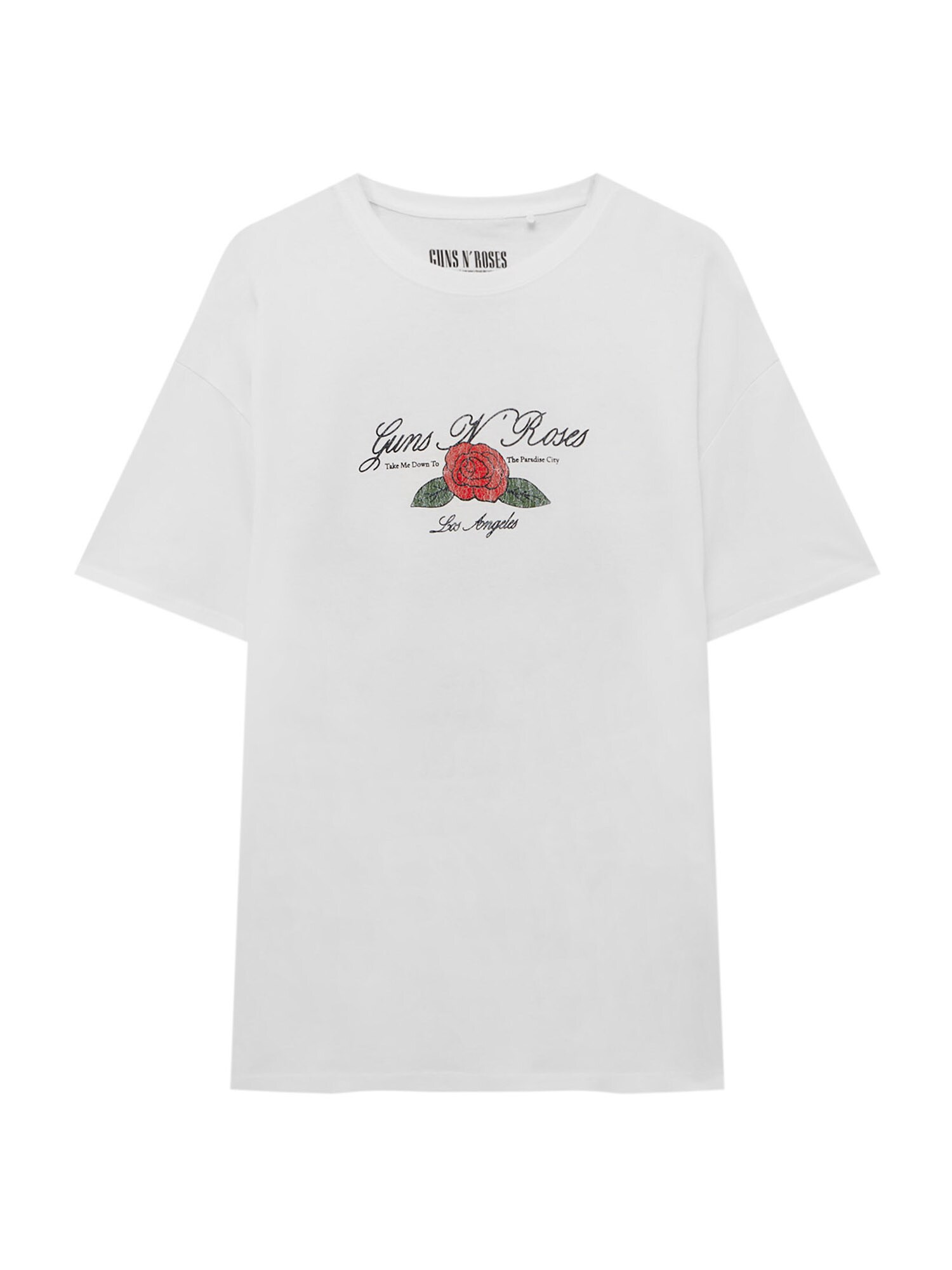 Pull&Bear Tričko  zmiešané farby / biela