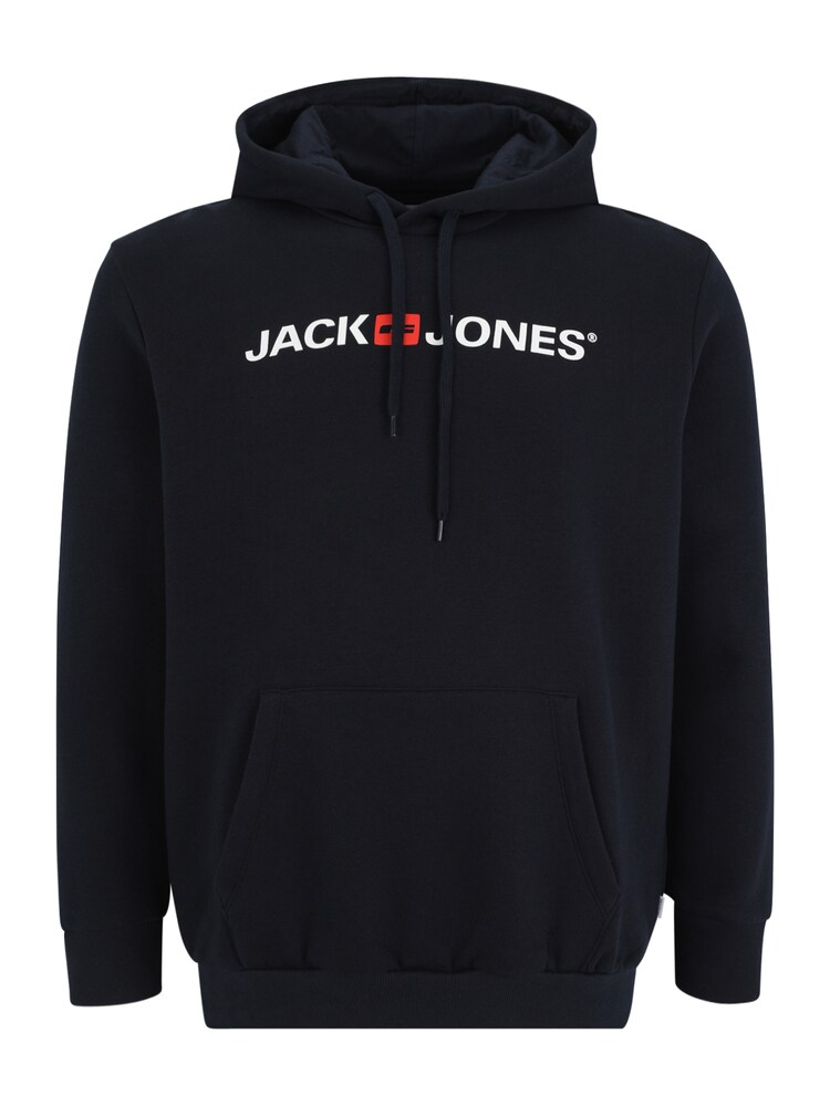 Jack & Jones Plus Sweatshirt Herren Größe 4XL navy / rot / weiß