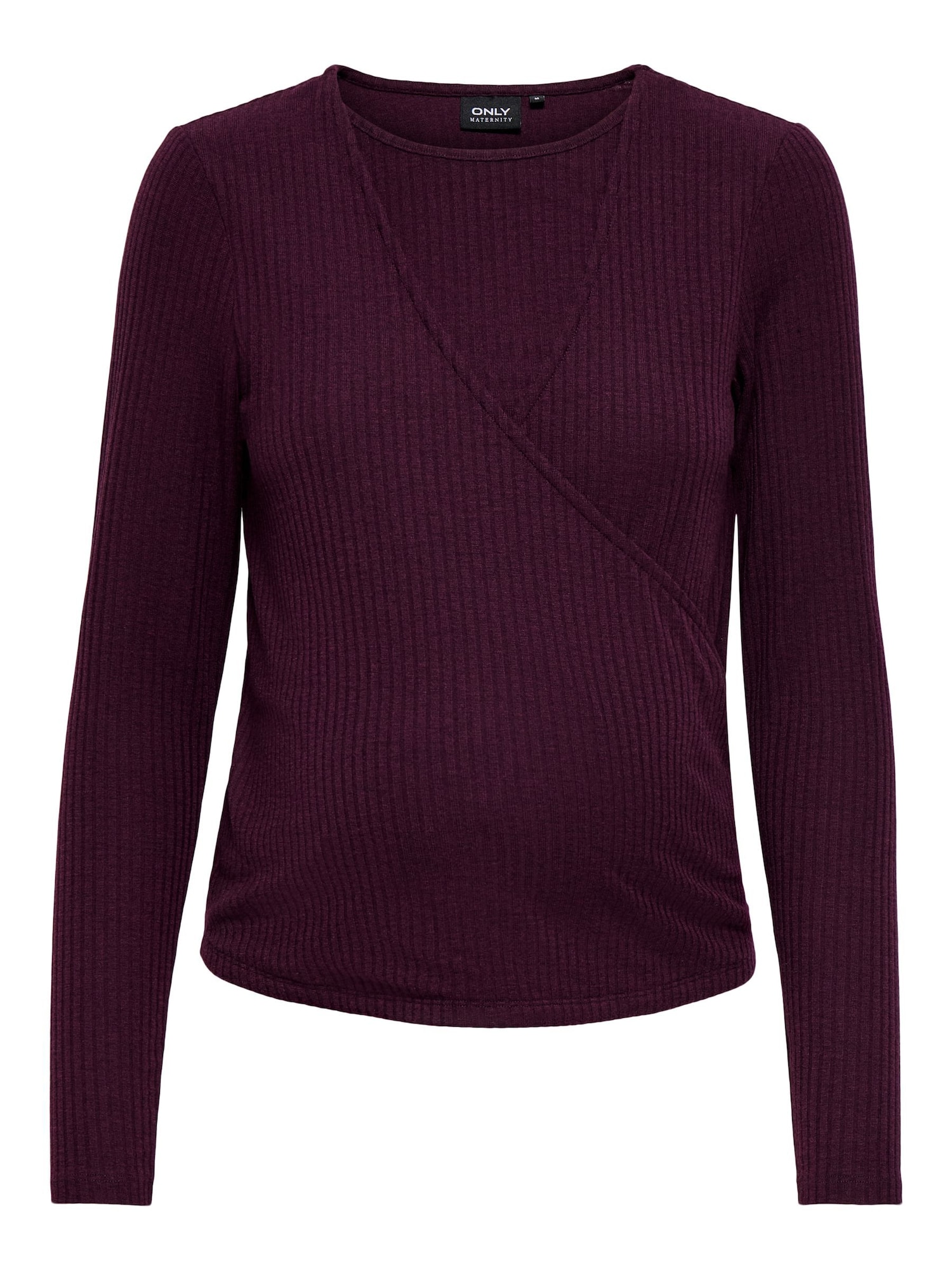 Only Maternity Tricou OLMKaila roșu burgundy