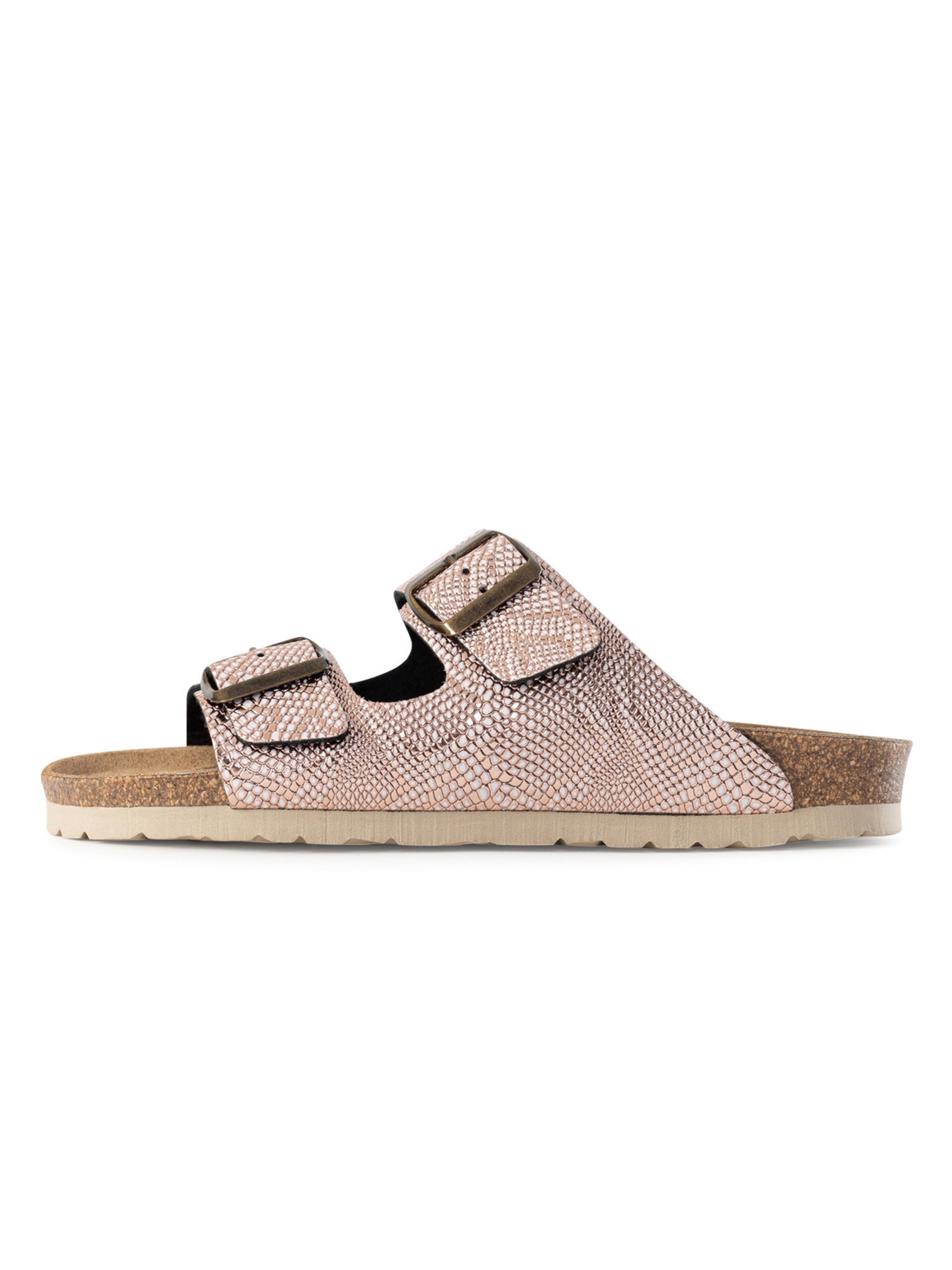 Bayton Pantolette 'Atlas' beige / rosa tofflor & clogs dam