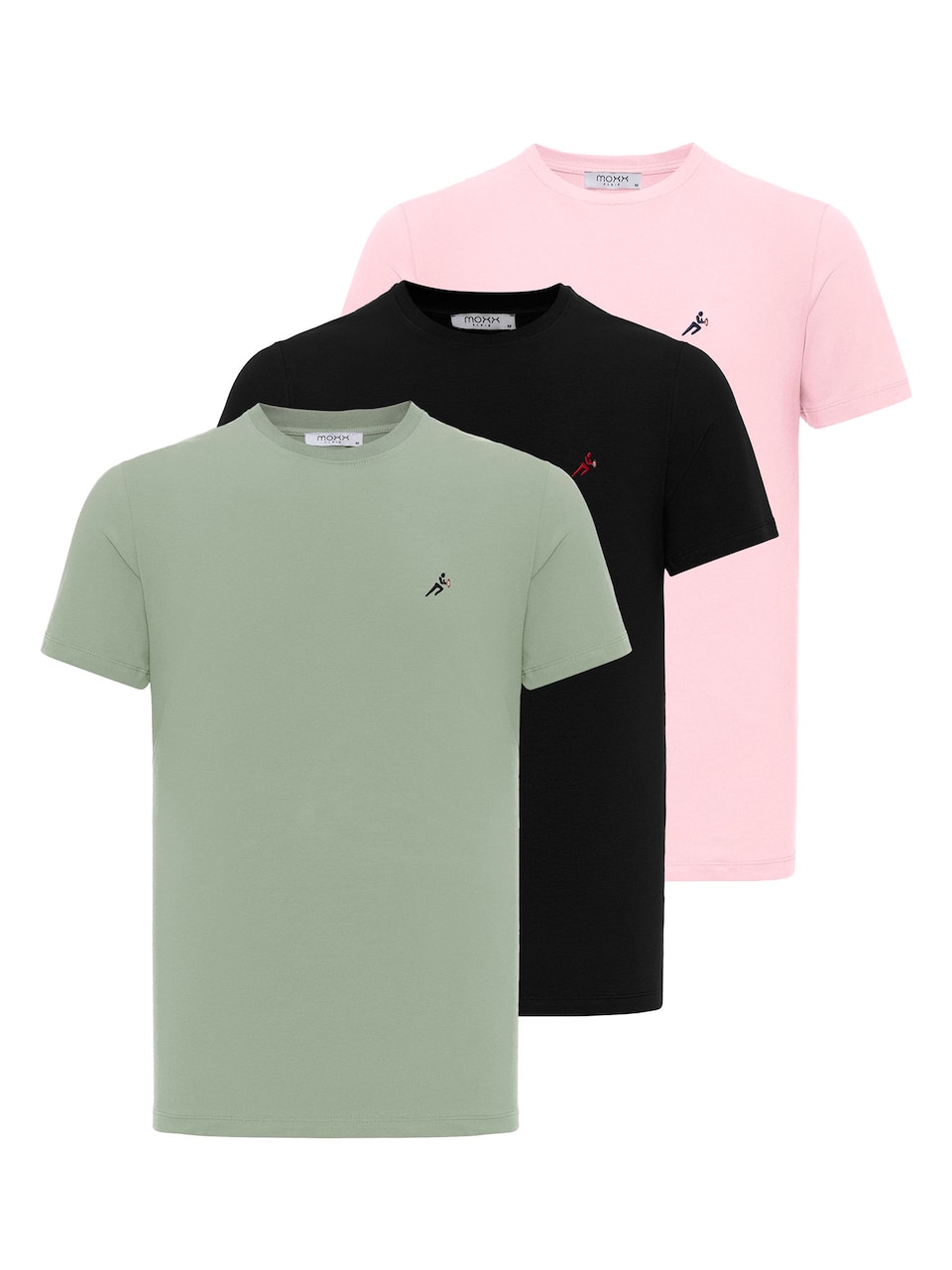 T-shirt grön / rosa