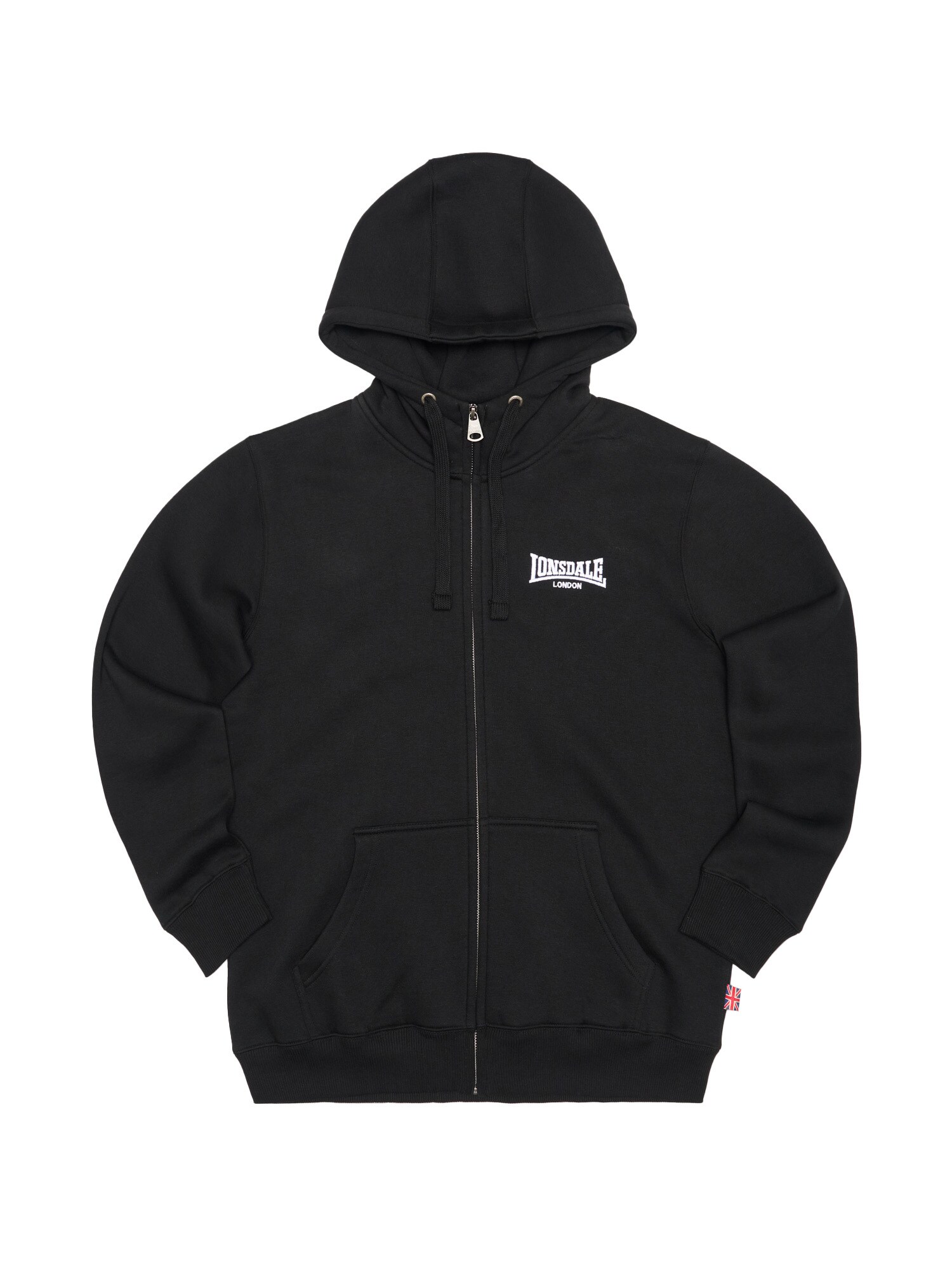 LONSDALE Hanorac  negru / alb