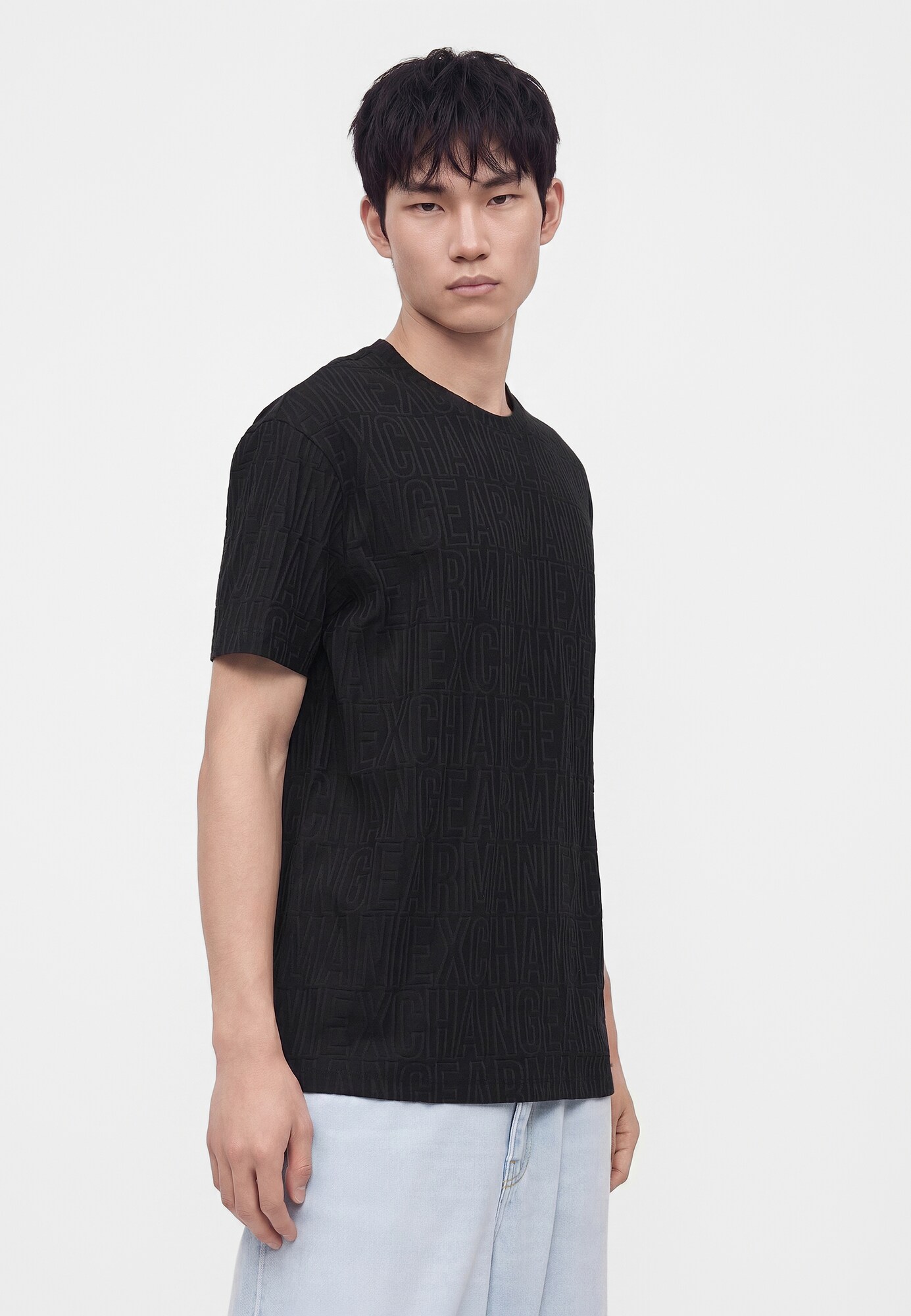 ARMANI EXCHANGE Camiseta  negro – imagen 46