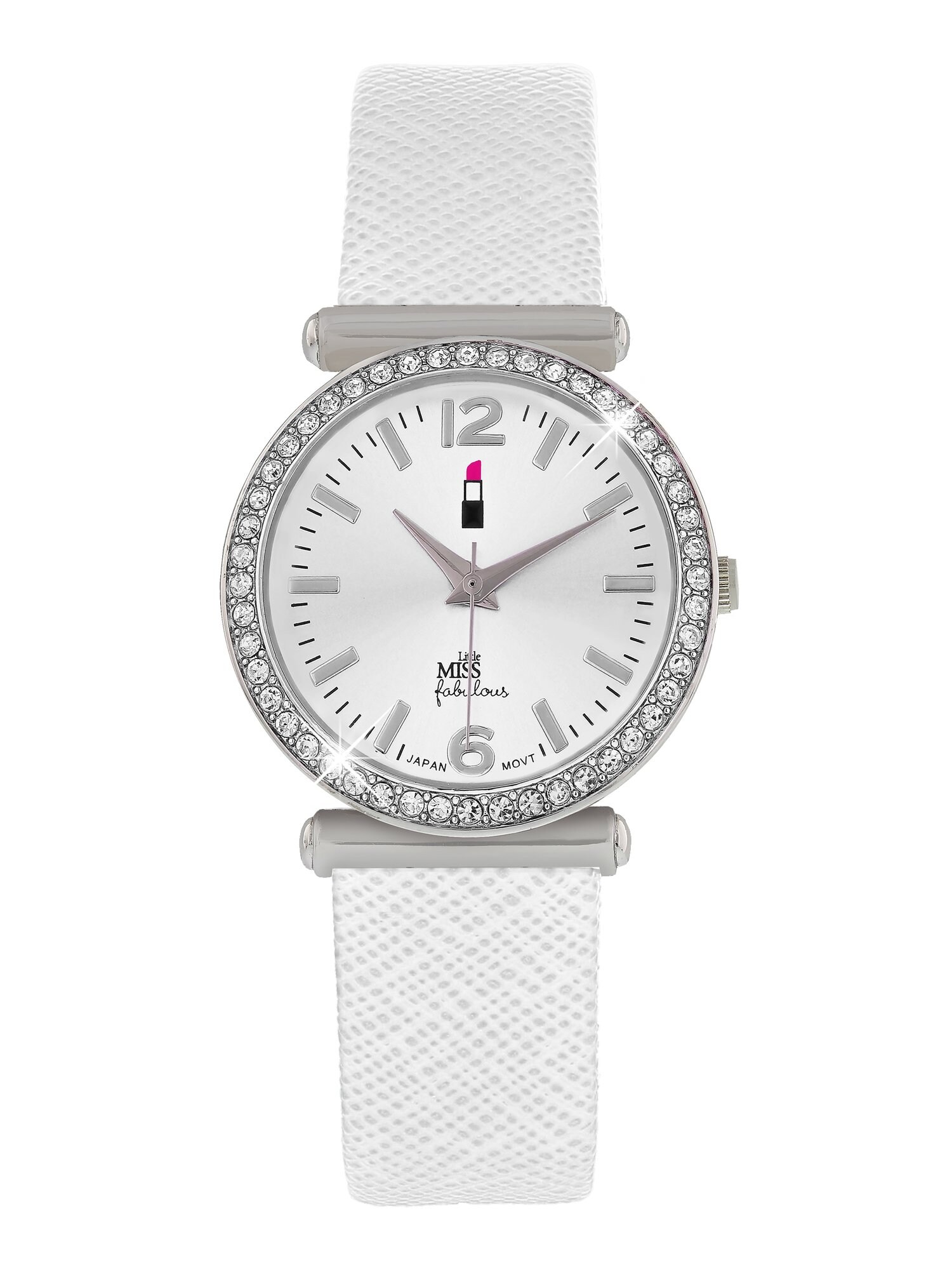 Lucardi Analoog Horloge 'Farbenfroh' Zilver / Wit