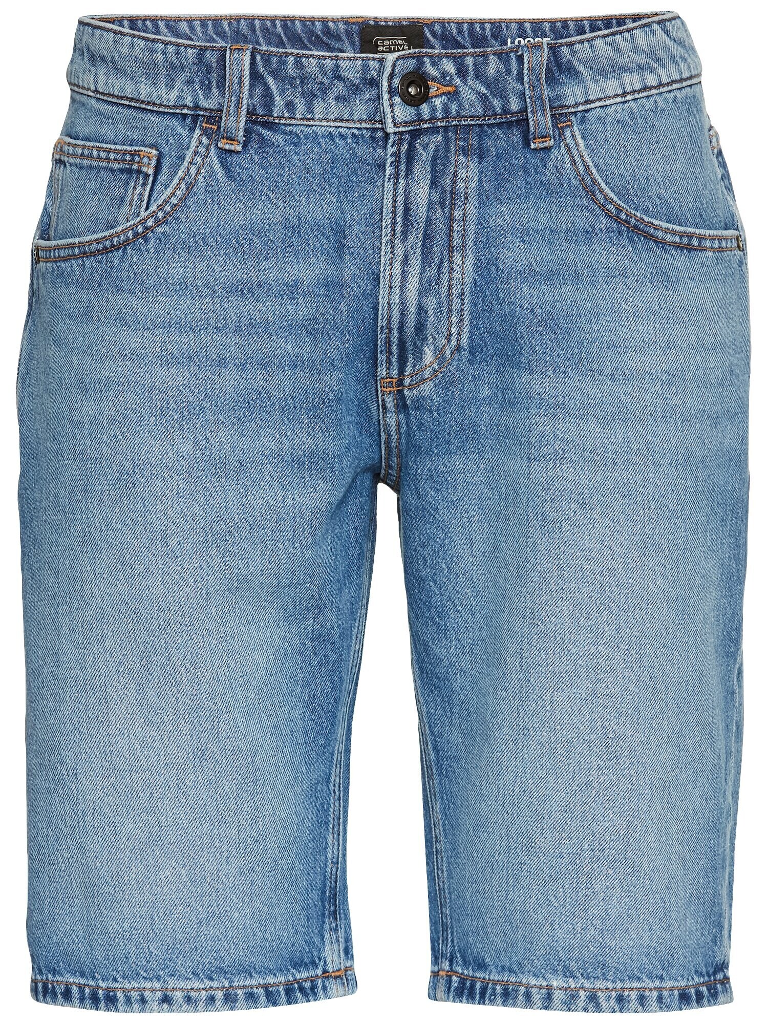 Thumbnail - CAMEL ACTIVE 5-Pocket Denim Shorts aus Baumwolle