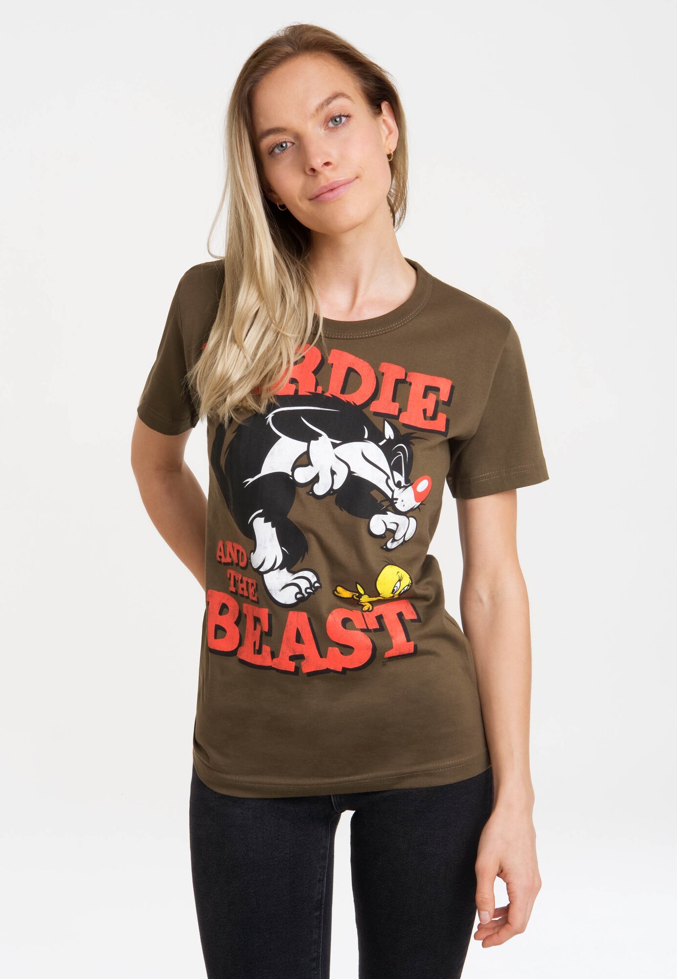 Thumbnail - LOGOSHIRT T-Shirt Looney Tunes Sylvester & Tweety