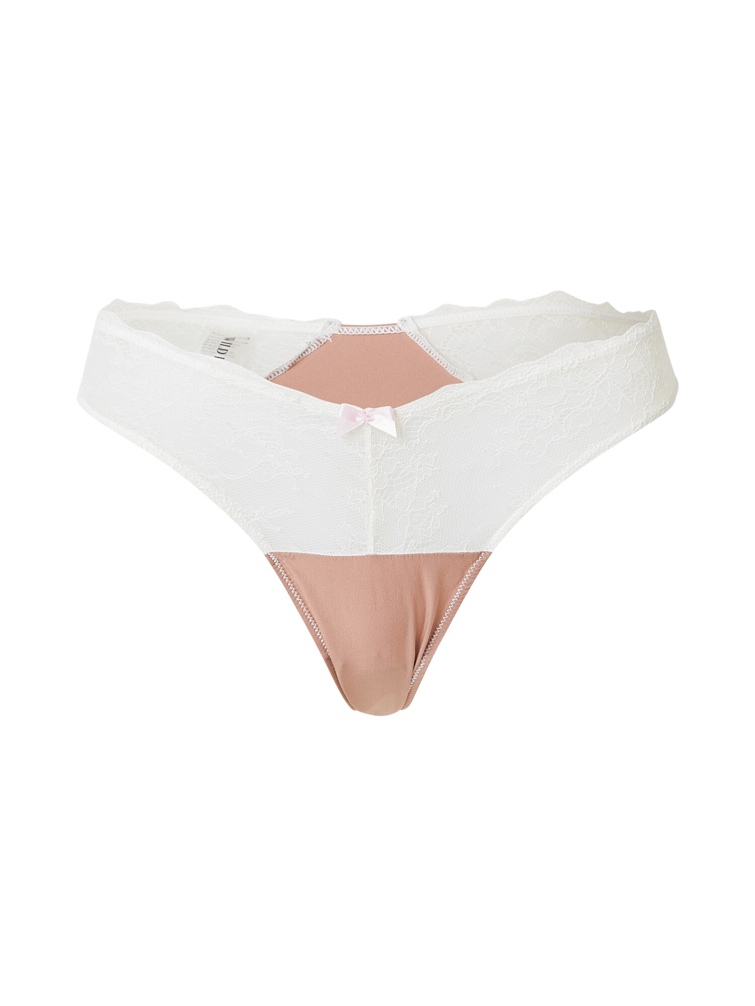 WILD LOVERS Tanga gaćice 'SOLENE'  cappuccino / bijela