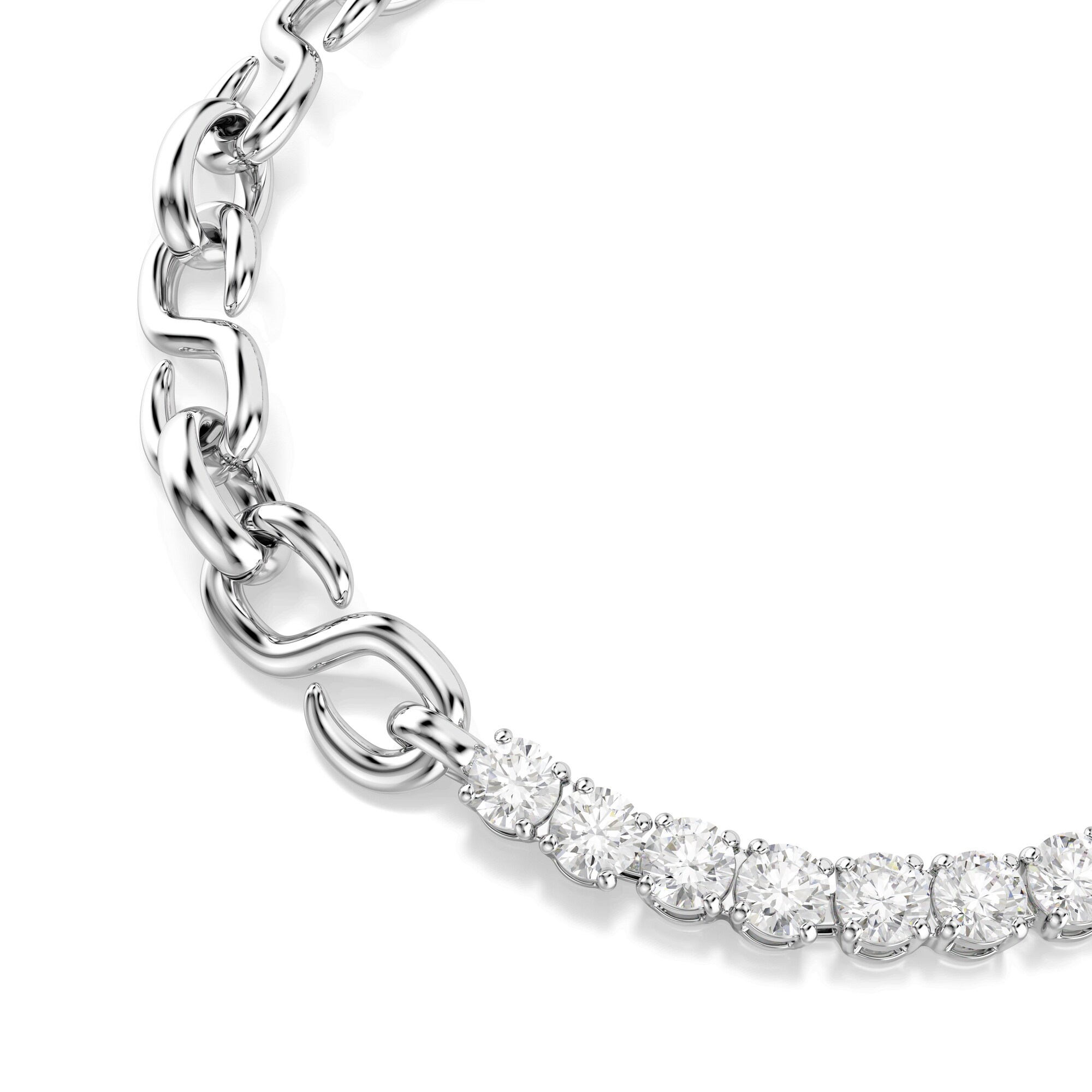 Swarovski Pulsera 'MATRIX' plata – imagen 3