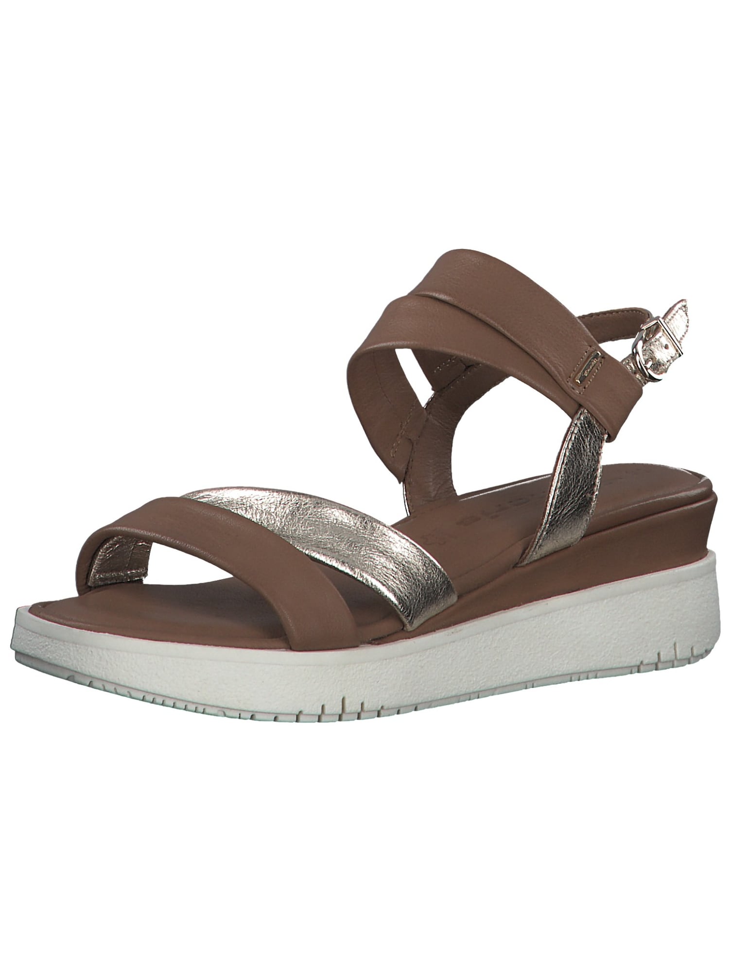 tamaris TAMARIS Sandale braun / gold
