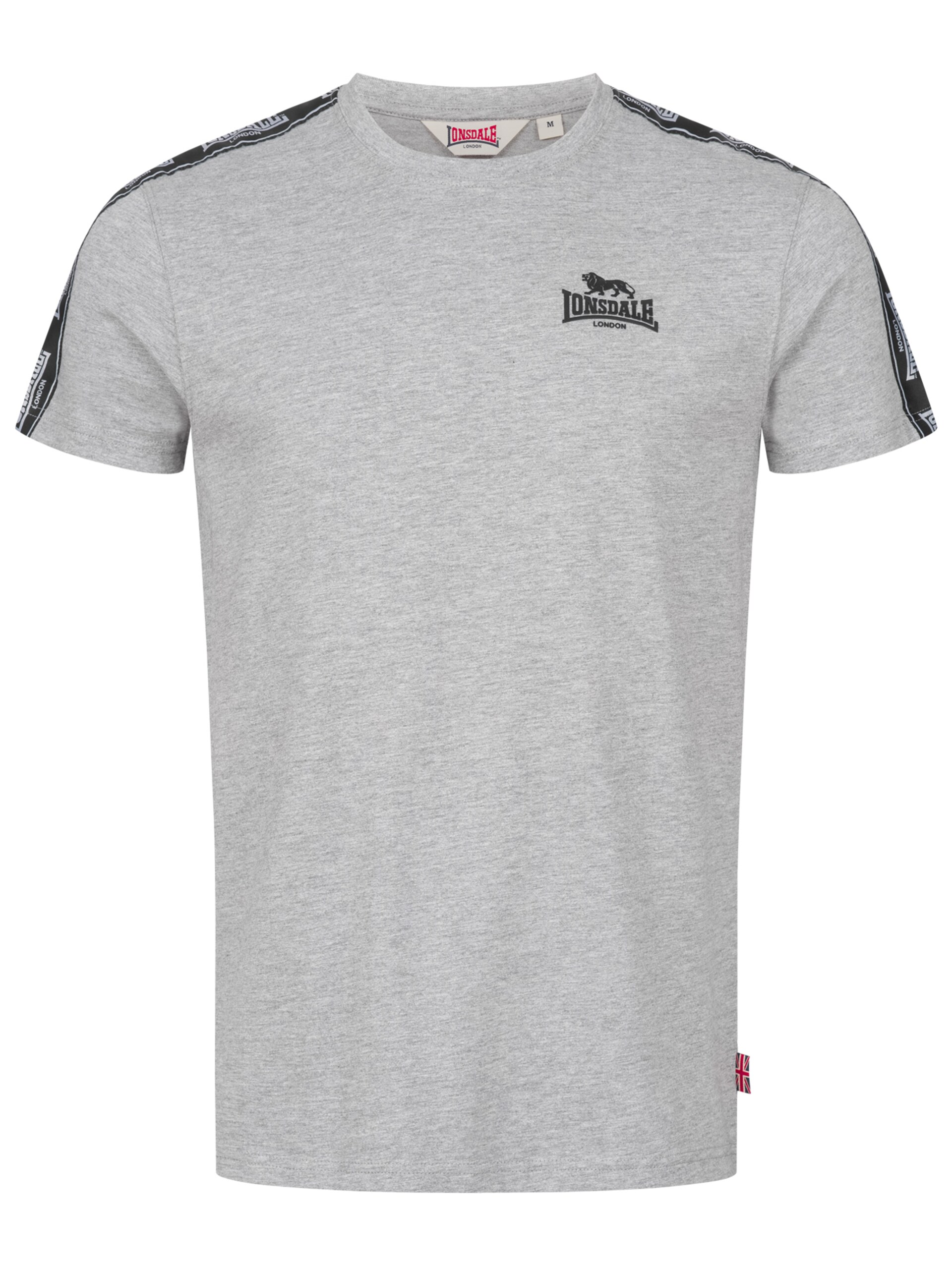 LONSDALE T-shirt 'Brindister' grå / ljusgrå herr