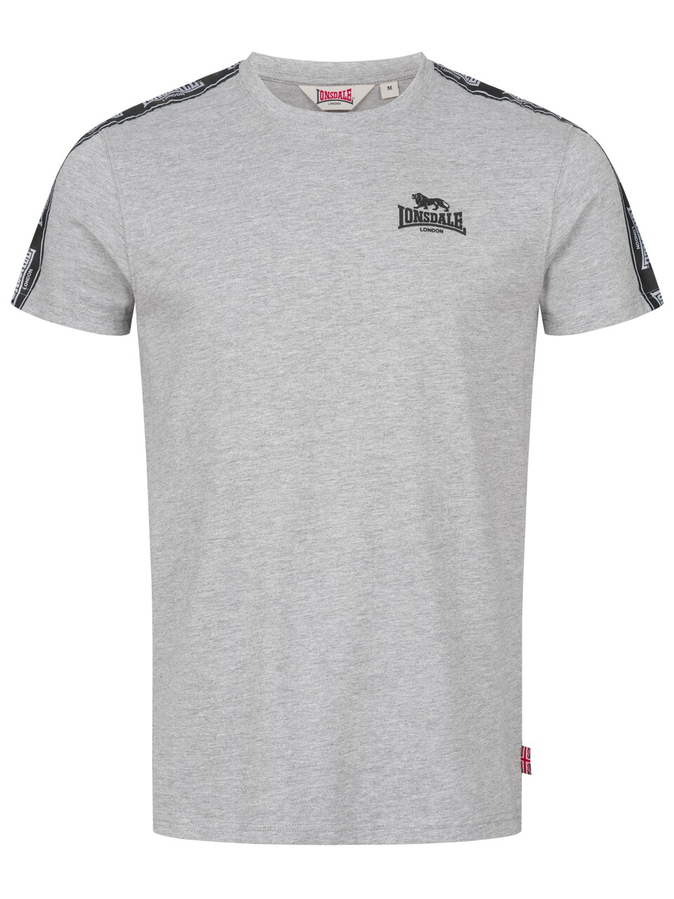 T-shirt 'Brindister' grå / ljusgrå