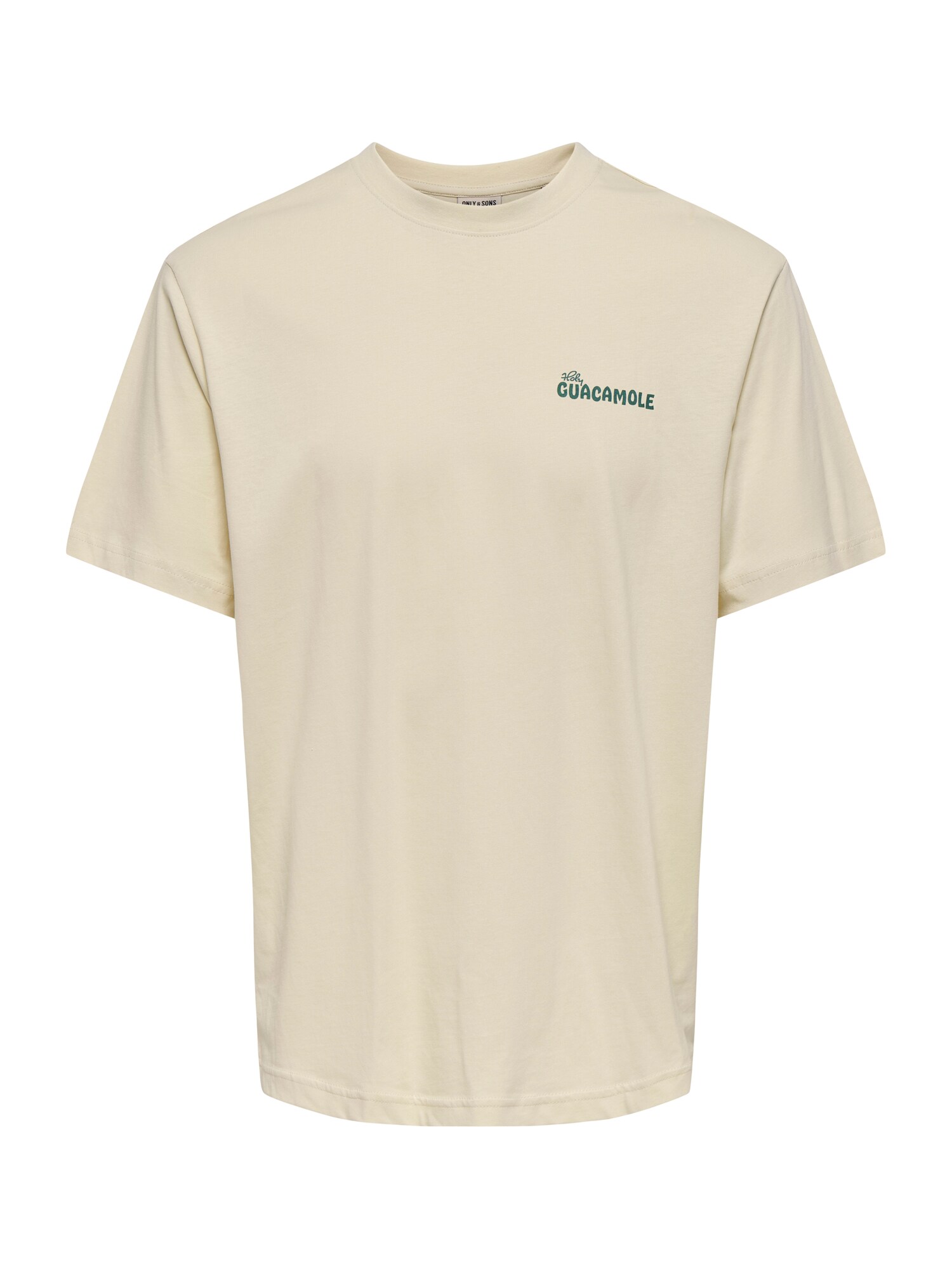 Only & Sons Shirt 'Onschef' Donkergroen / Wolwit
