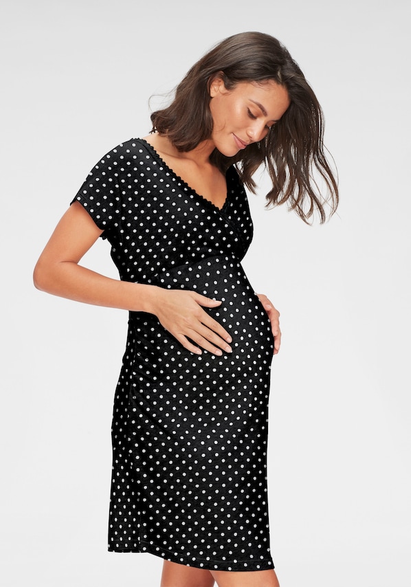 LASCANA, Noční košilka, černá, obrázek 1 z 4