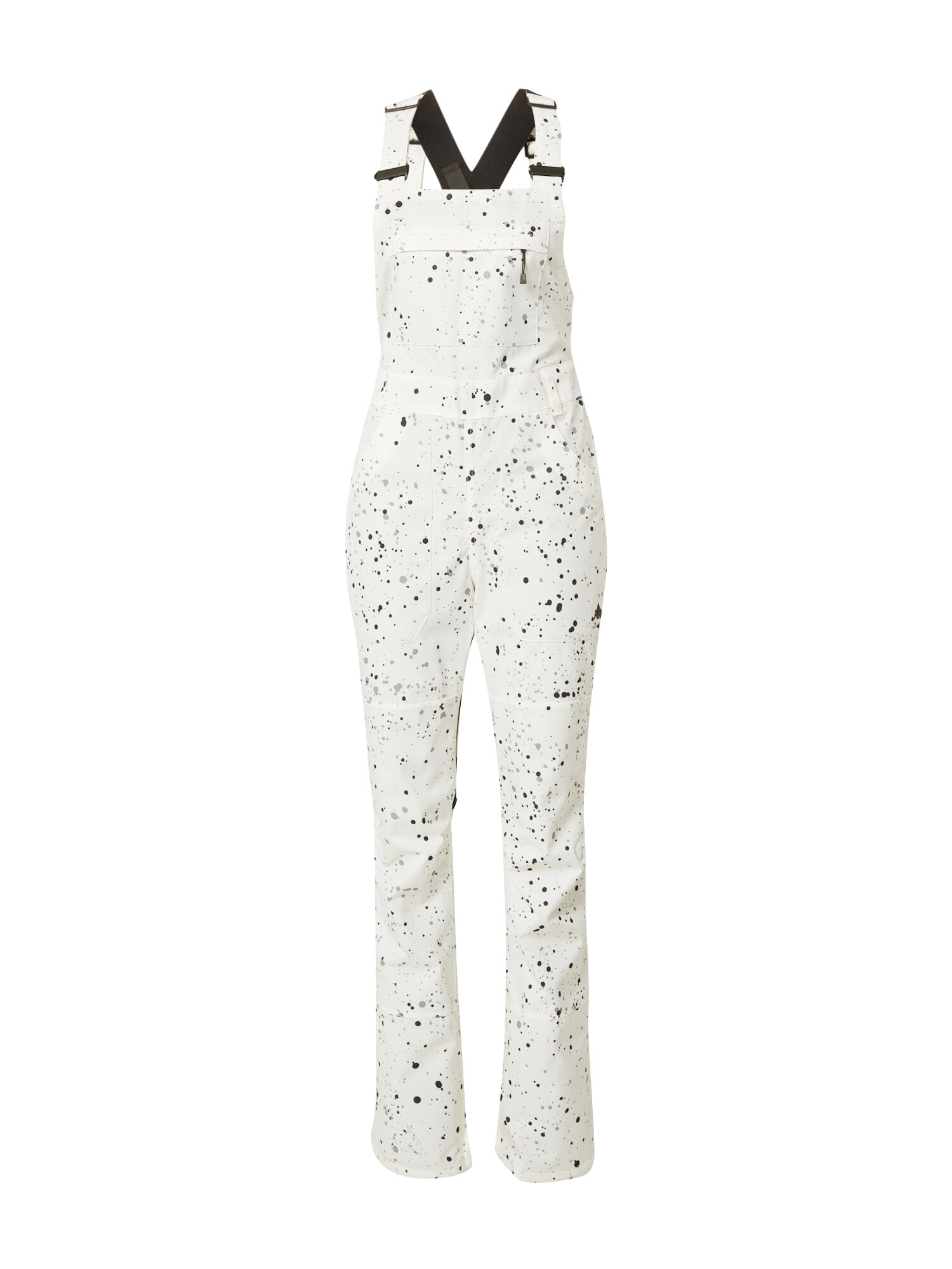 BURTON Sportinės kelnės 'AVALON' pilka / juoda / balta