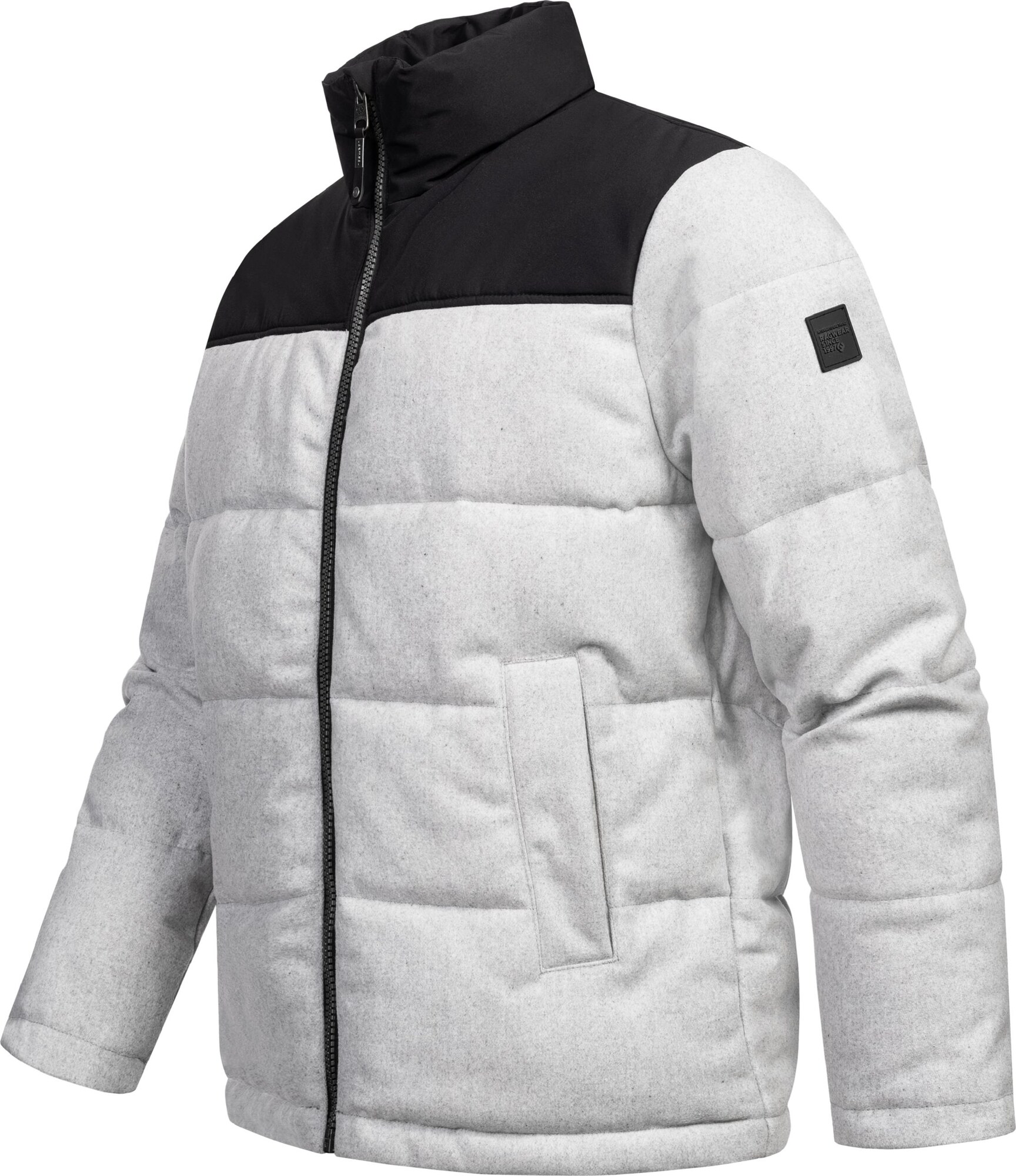 Ragwear Téli dzseki 'Waldess'  ezüstszürke / fekete termék 2. képe