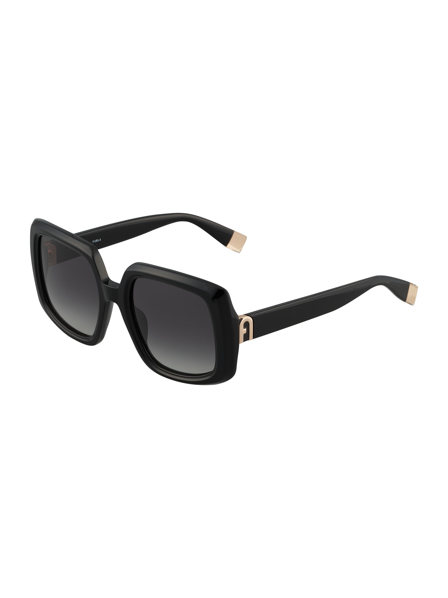 FURLA Слънчеви очила 'SFU709'  злато / черно