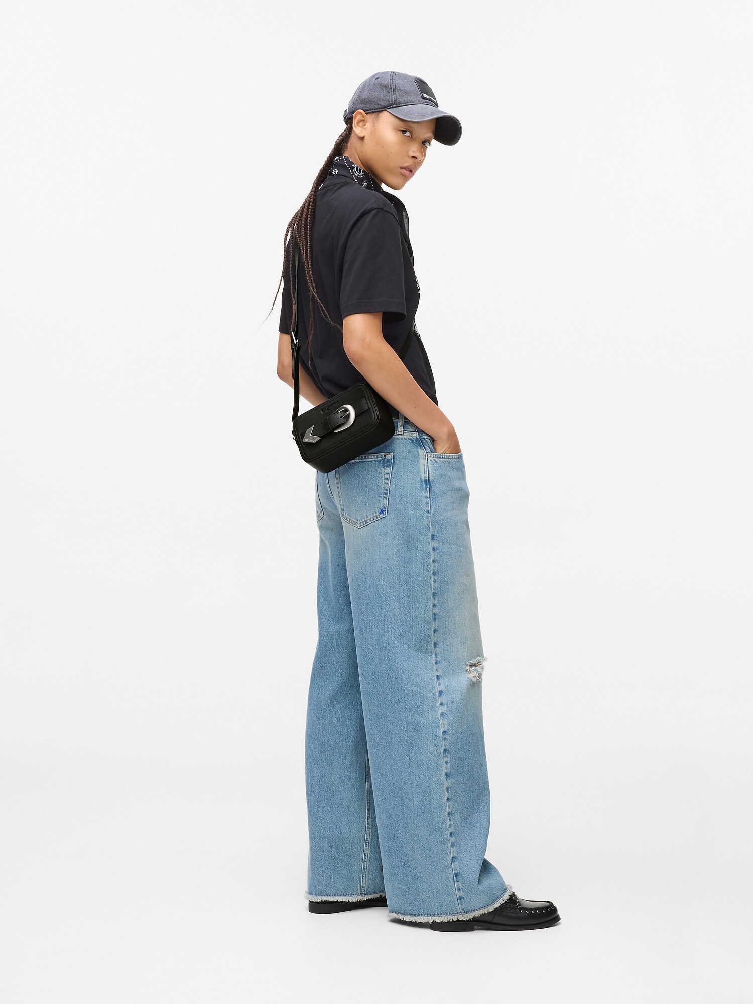 KARL LAGERFELD JEANS Taška cez rameno čierna (obrázok 3)