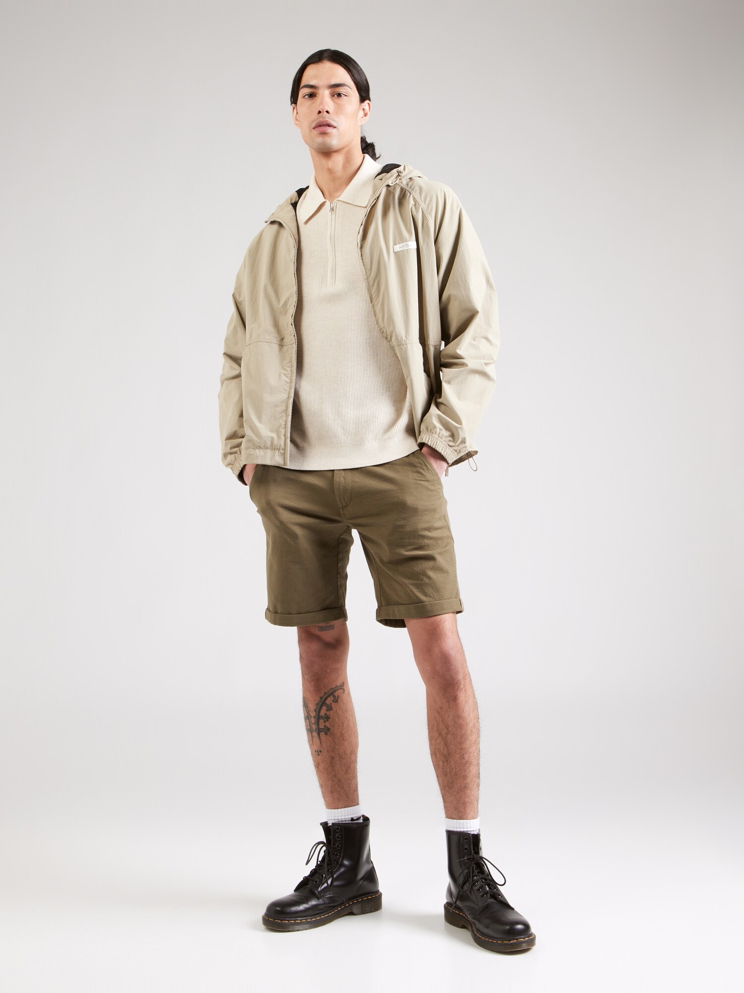 JACK & JONES Chino nohavice 'JPSTFury' olivová (obrázok 4)