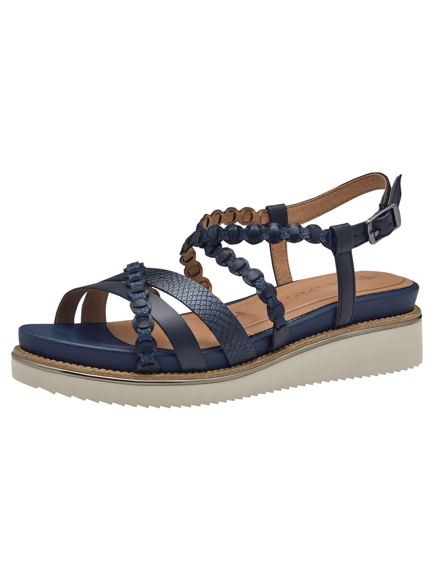 Tamaris Sandalen Met Riem Marine