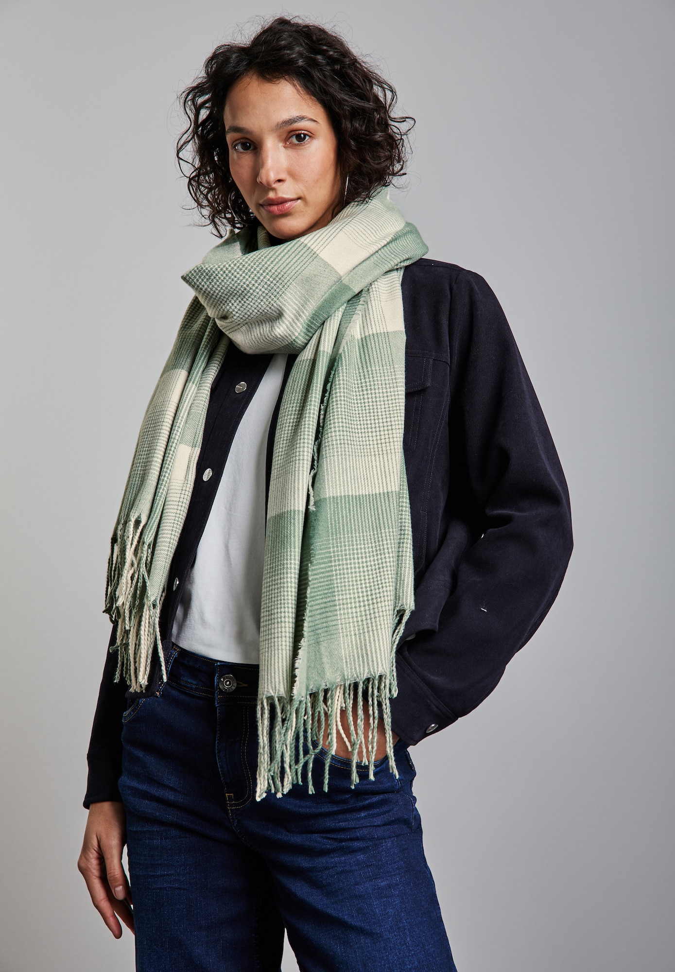 Thumbnail - STREET ONE Langer karierter Schal