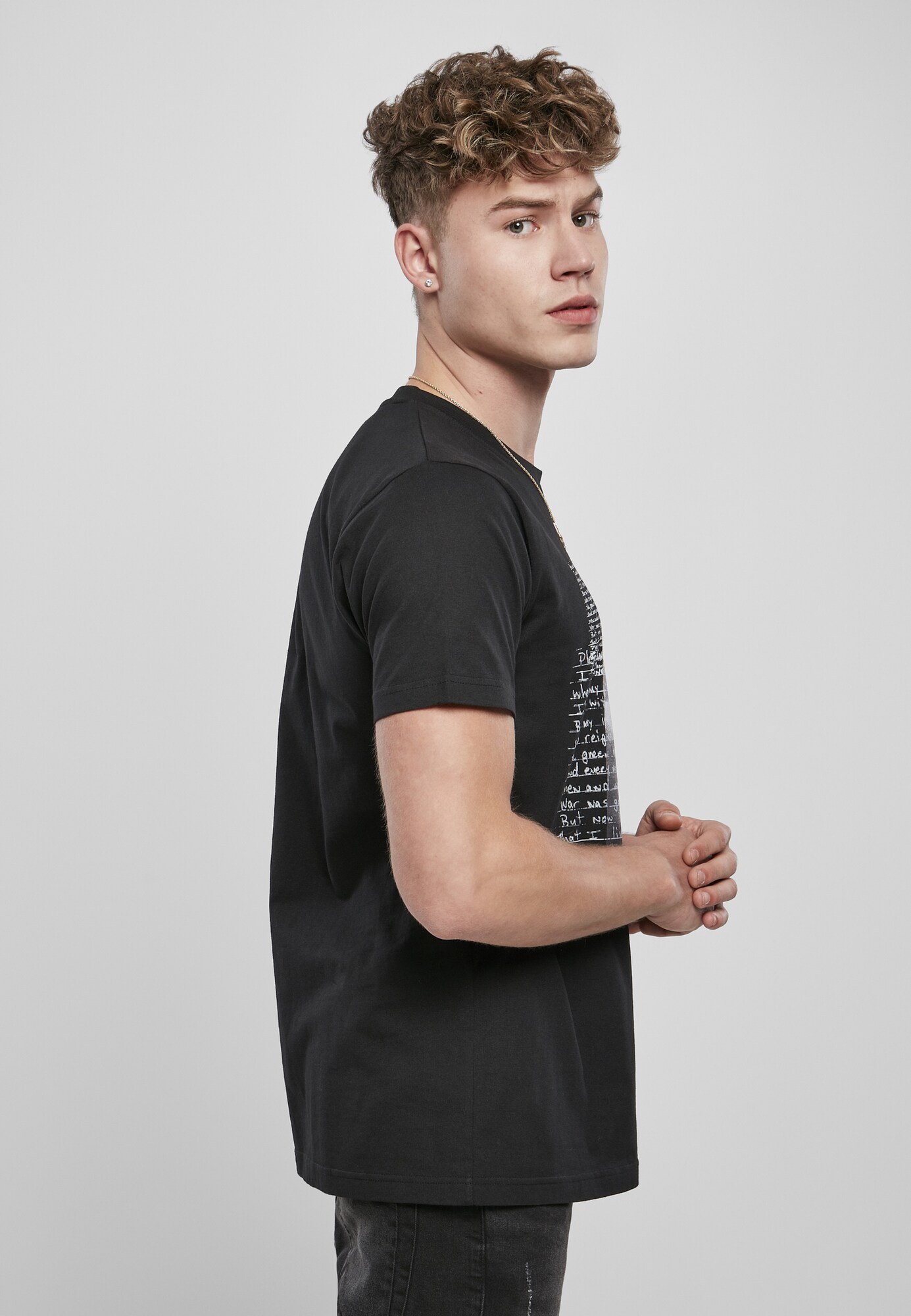 Mister Tee Tričko ' Tupac Lyrics' sivá / tmavosivá / čierna / biela (obrázok 4)