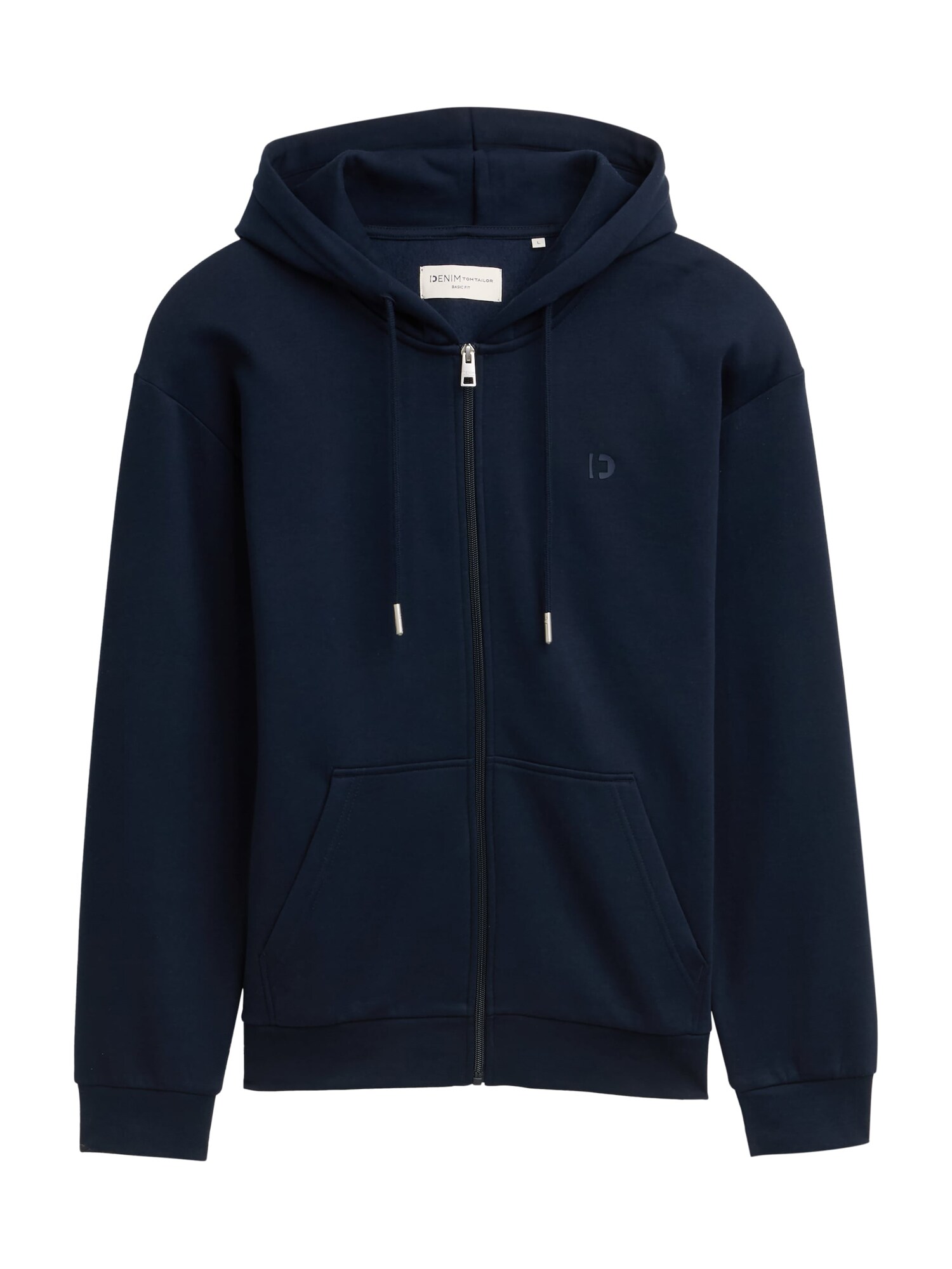 TOM TAILOR DENIM Tréning dzseki  tengerészkék akciós termékkép 1