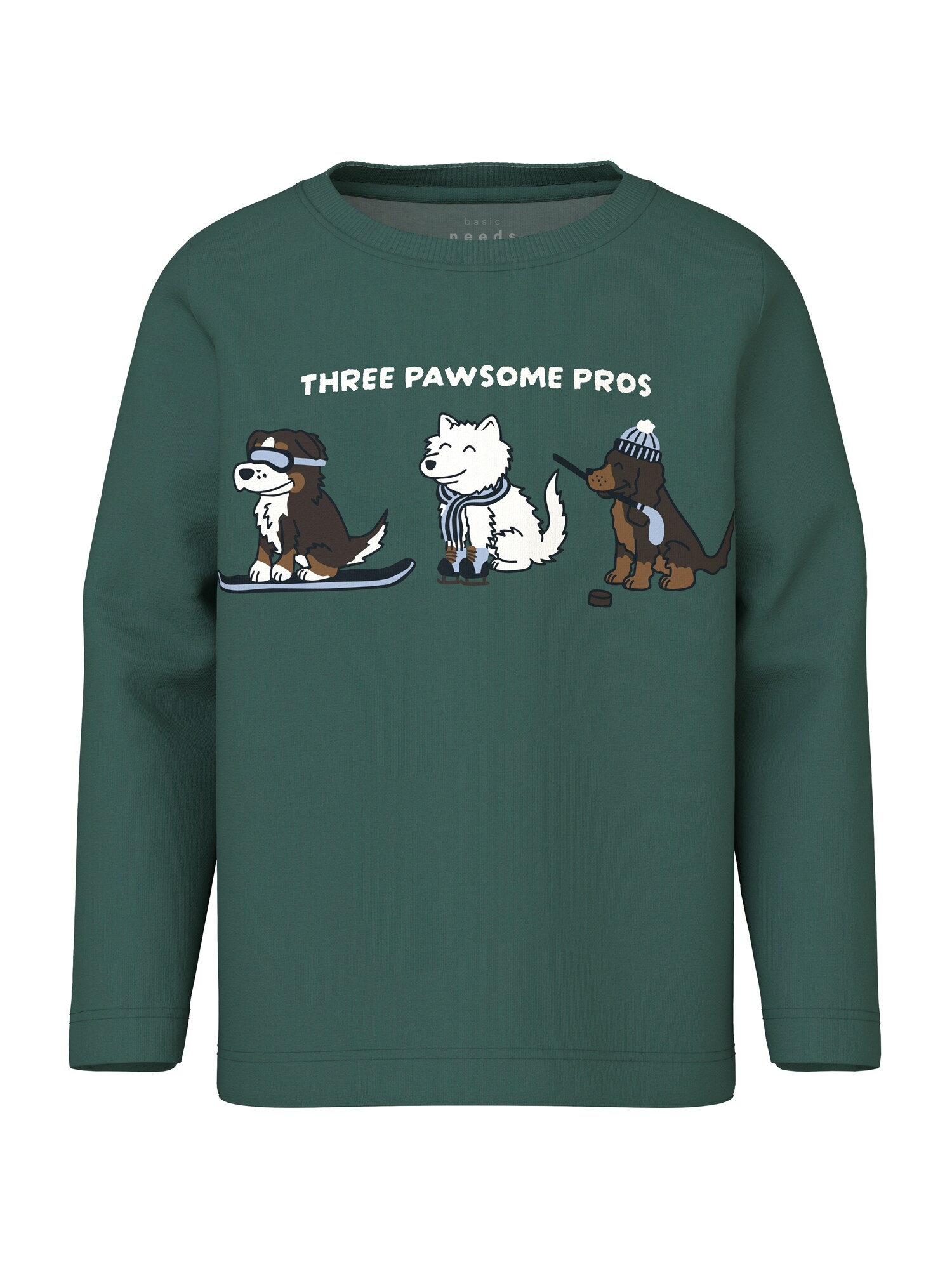 NAME IT Tricou NMMVUX  maro / verde închis / alb