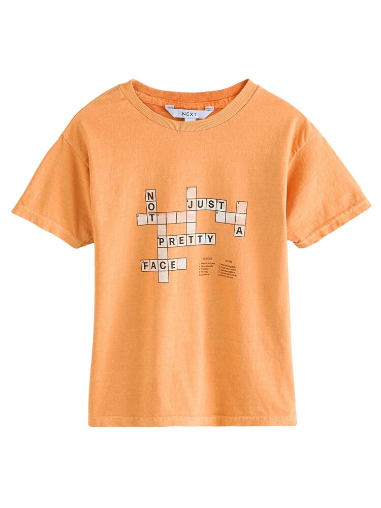 Next T-Shirt Damen Größe XS orange