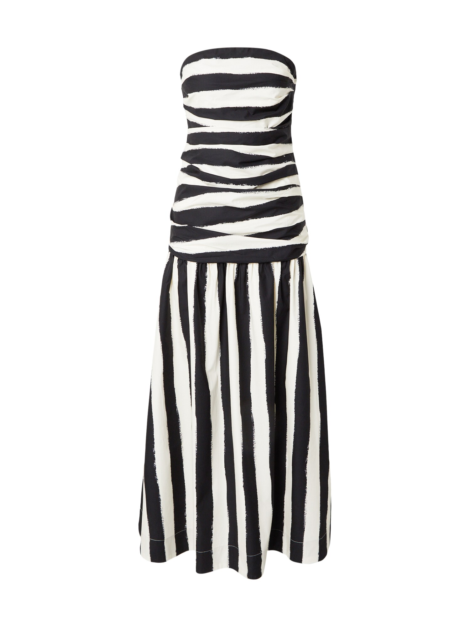 TOPSHOP Rochie de cocktail 'LISA'  negru / alb