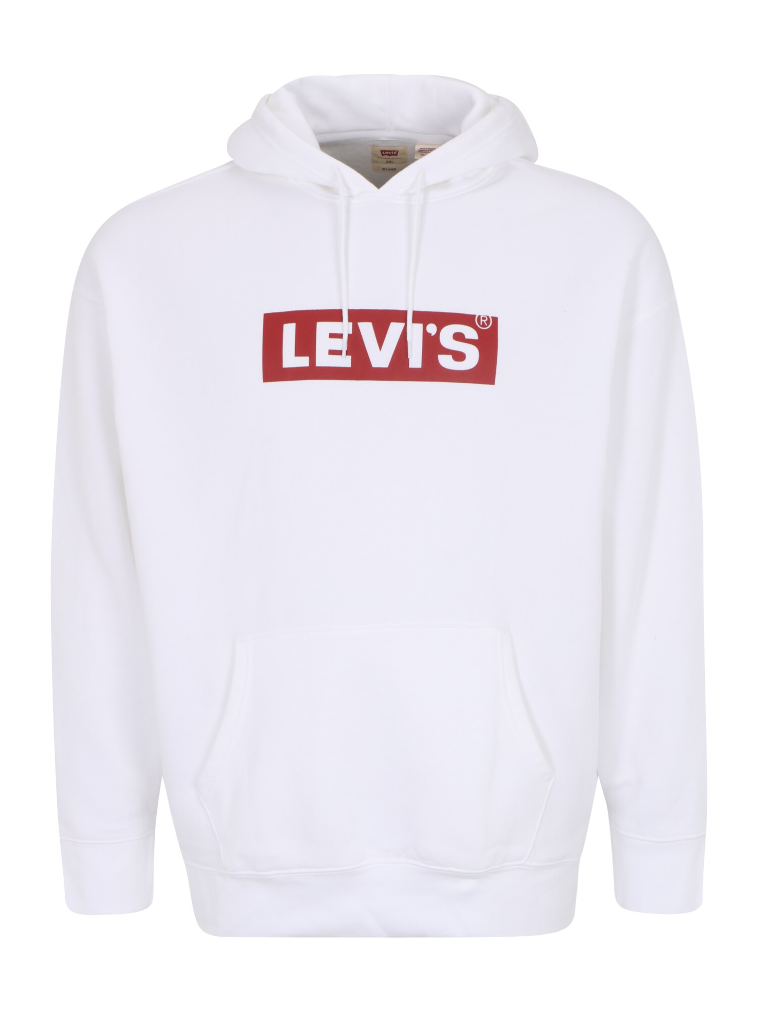 Levi's® Big & Tall Megztinis be užsegimo balkšva / raudona