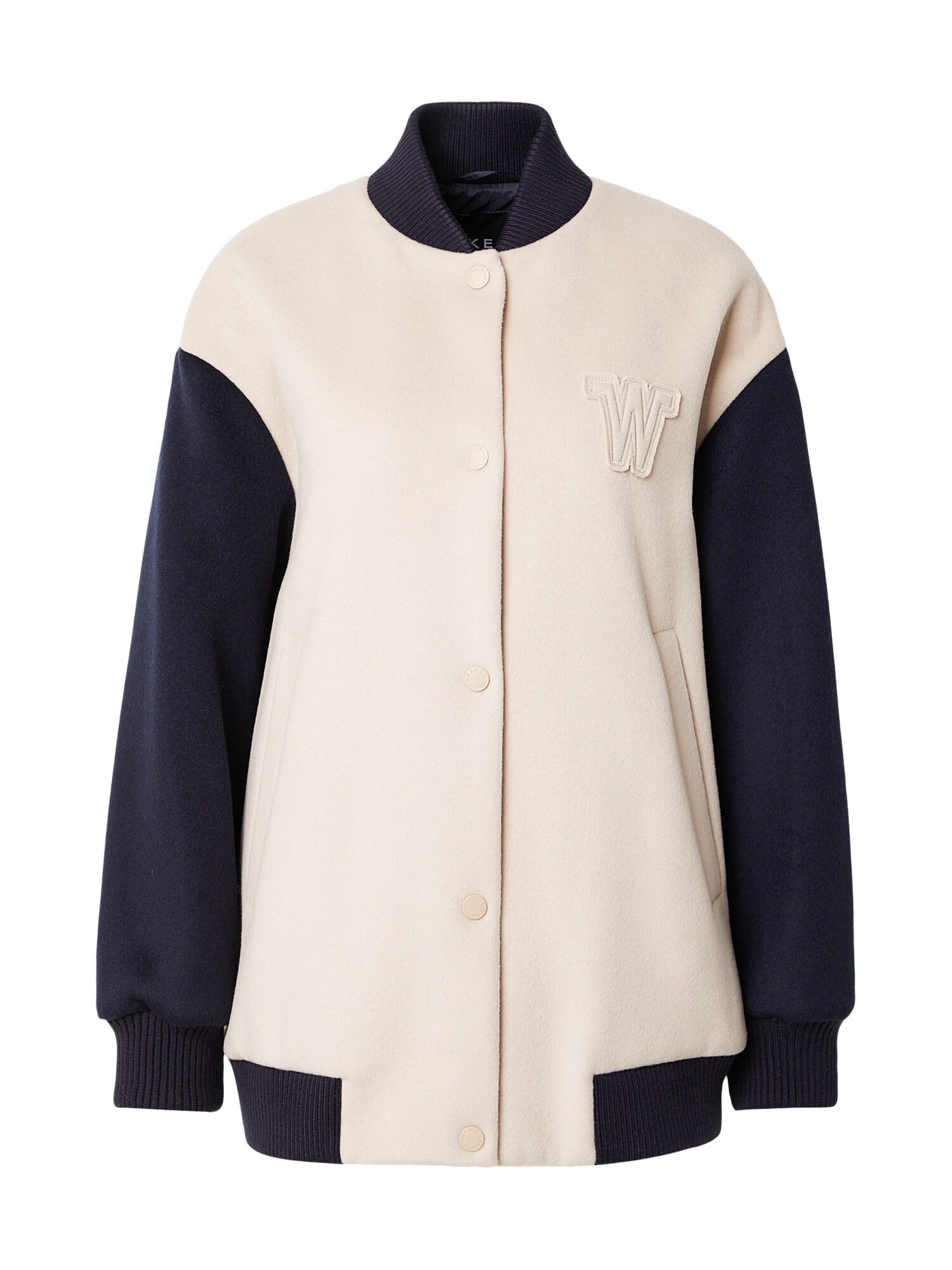 Weekend Max Mara Geacă de primăvară-toamnă DELLISSE  nisipiu / albastru închis