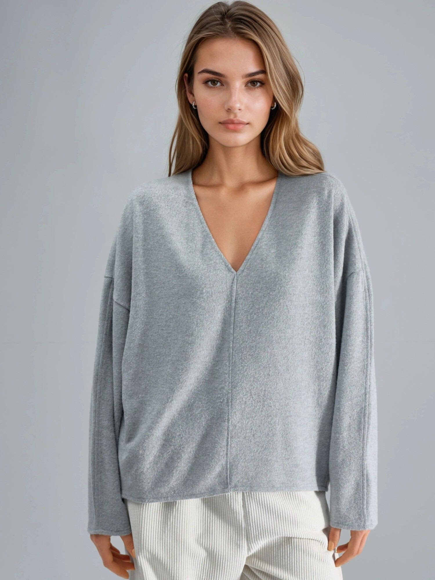 Busem Bluza svijetlosiva