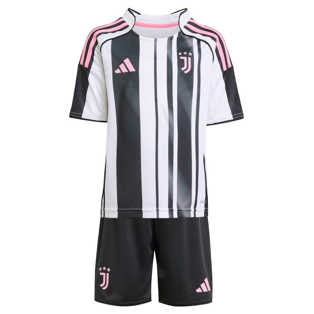 ADIDAS PERFORMANCE Trainingsanzug 'Juventus Turin 25/26' Jungen Größe 110 rosa / schwarz / weiß