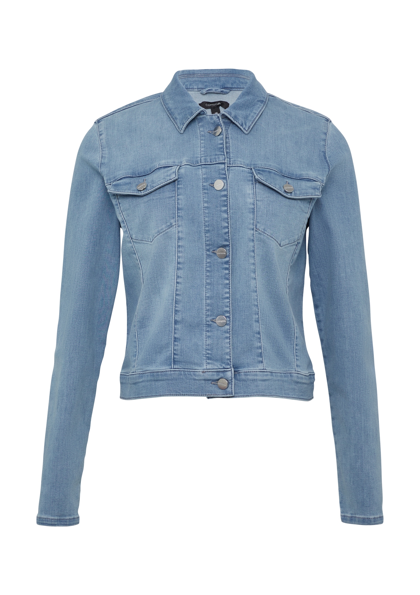 COMMA Prechodná bunda modrá denim