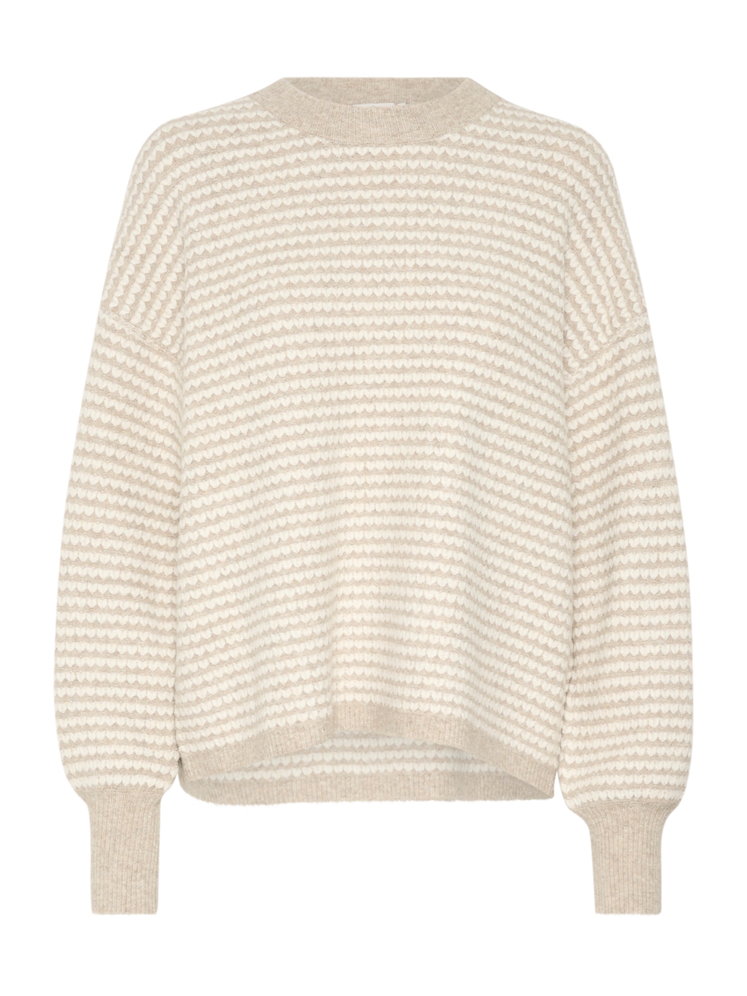 Kaffe Pulover KA Ellery  bej / alb murdar