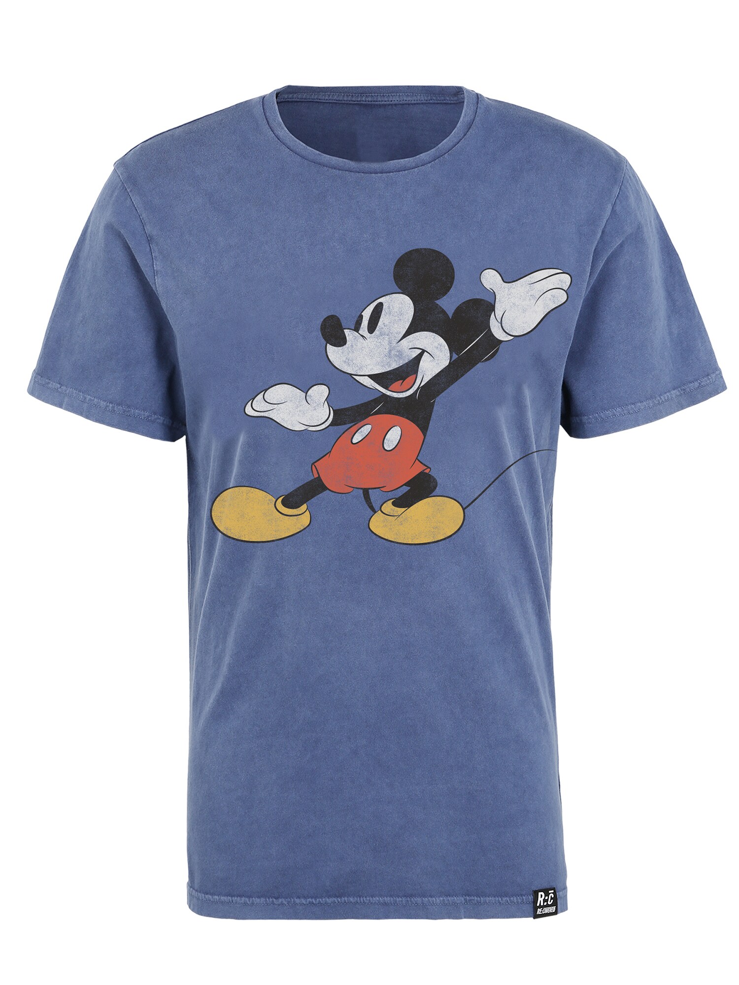 Recovered Marškinėliai 'Mickey Mouse' mėlyna / geltona / raudona / balta