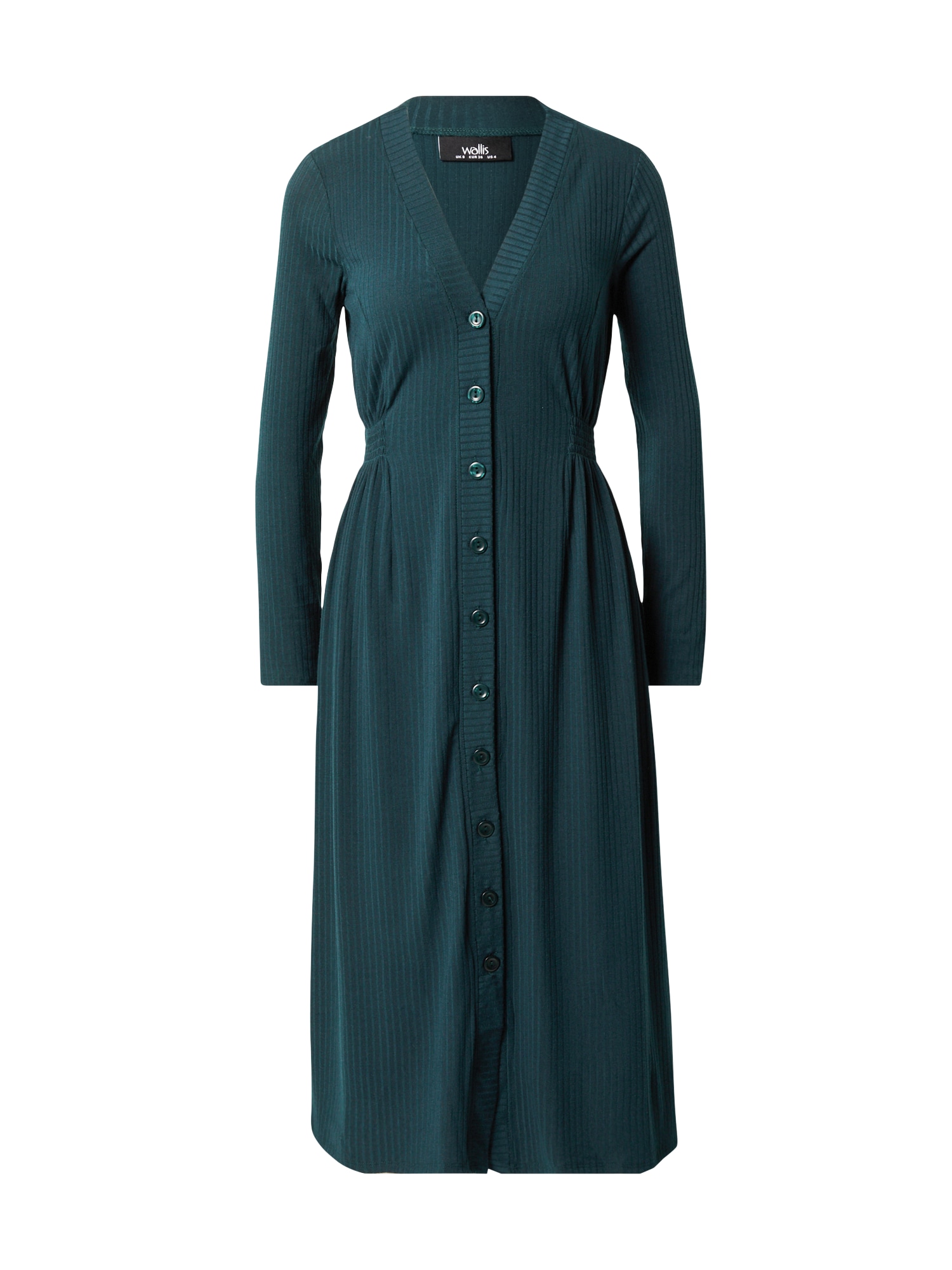 Wallis Curve Suknelė smaragdinė spalva