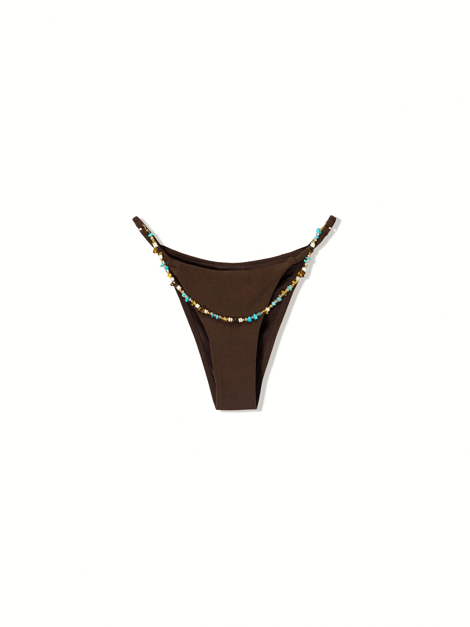 Bershka Slip costum de baie  maro închis
