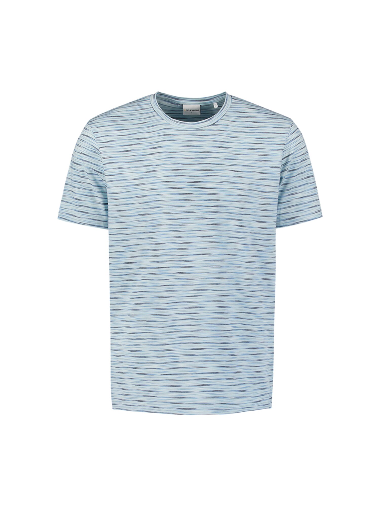 No Excess Shirt Lichtblauw / Zwart / Wit