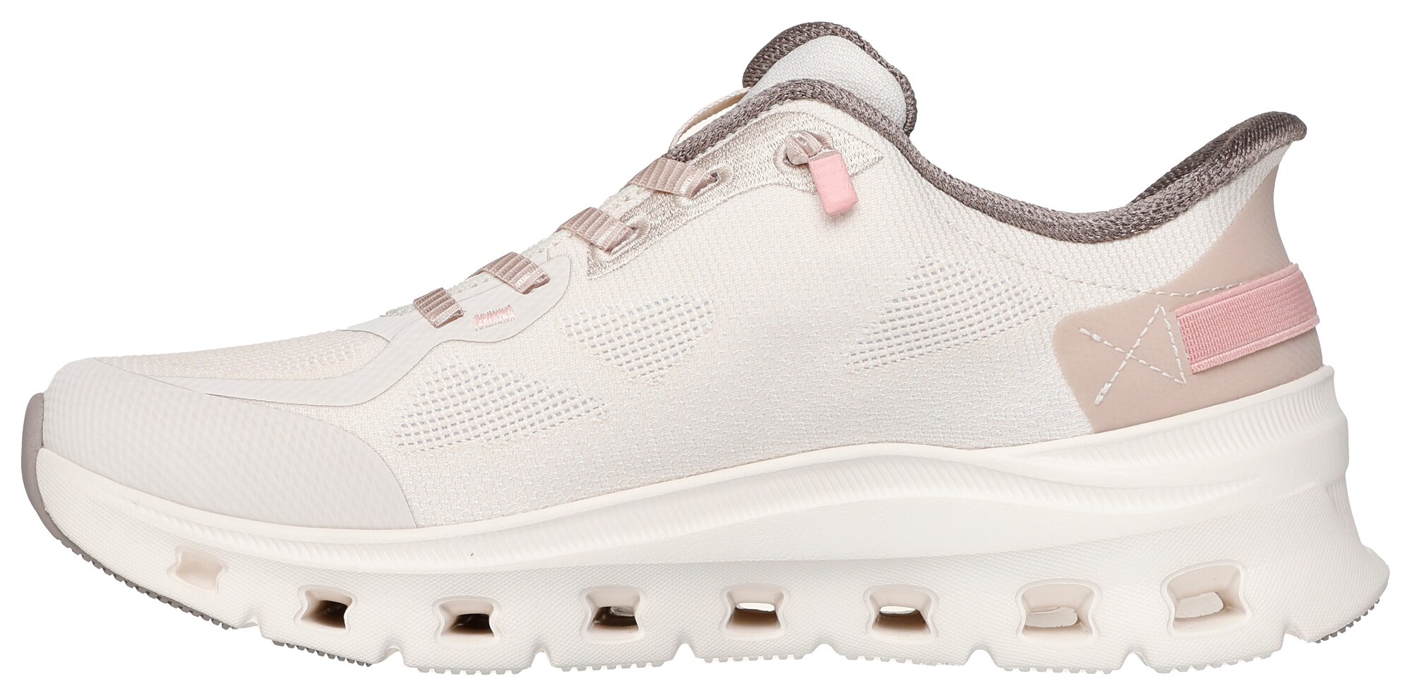 SKECHERS Sneaker low Step Pro-Pure Motion  culoarea pielii / alb lână