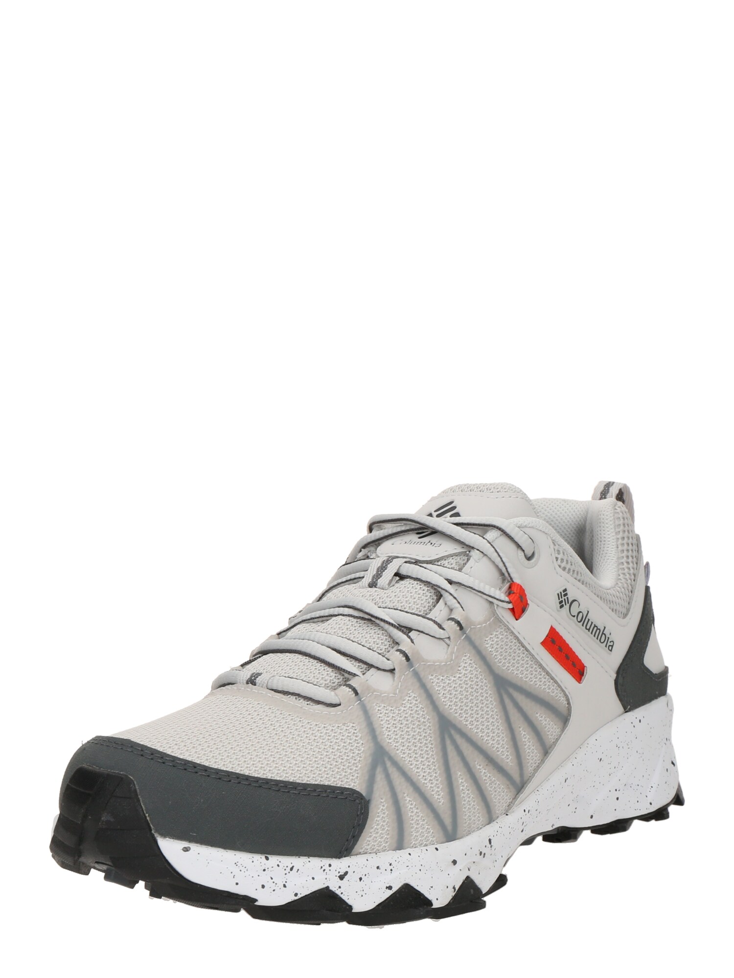 COLUMBIA Pantofi 'Peakfreak II'  gri piatră / gri deschis / roșu intens