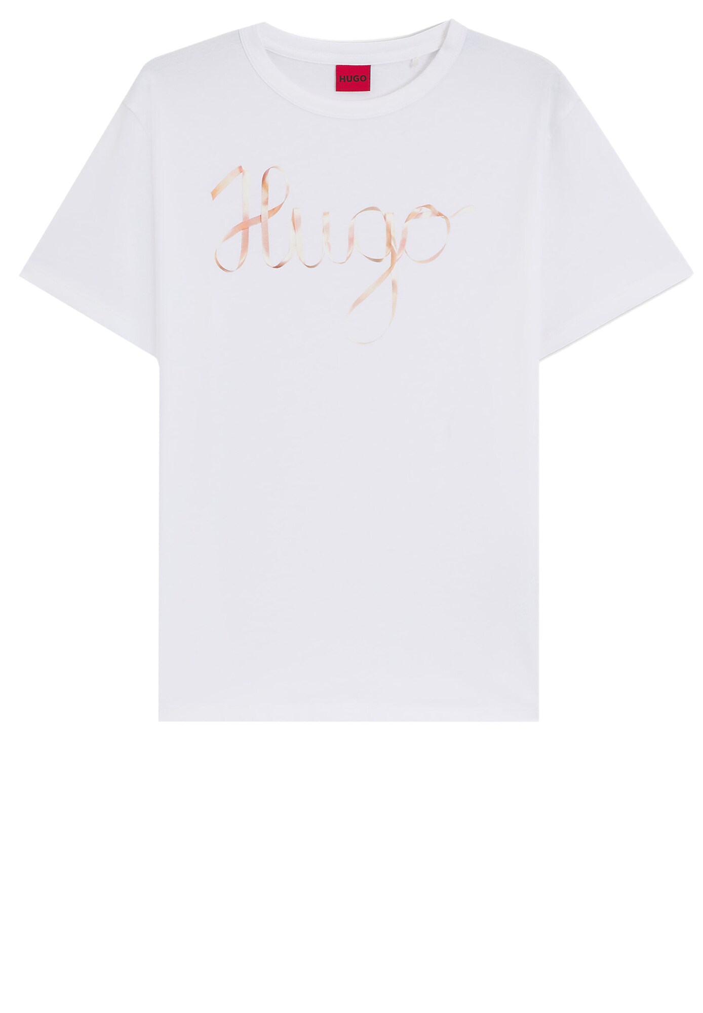HUGO Póló 'Damacia 5'  méz / fehér akciós termékkép 1