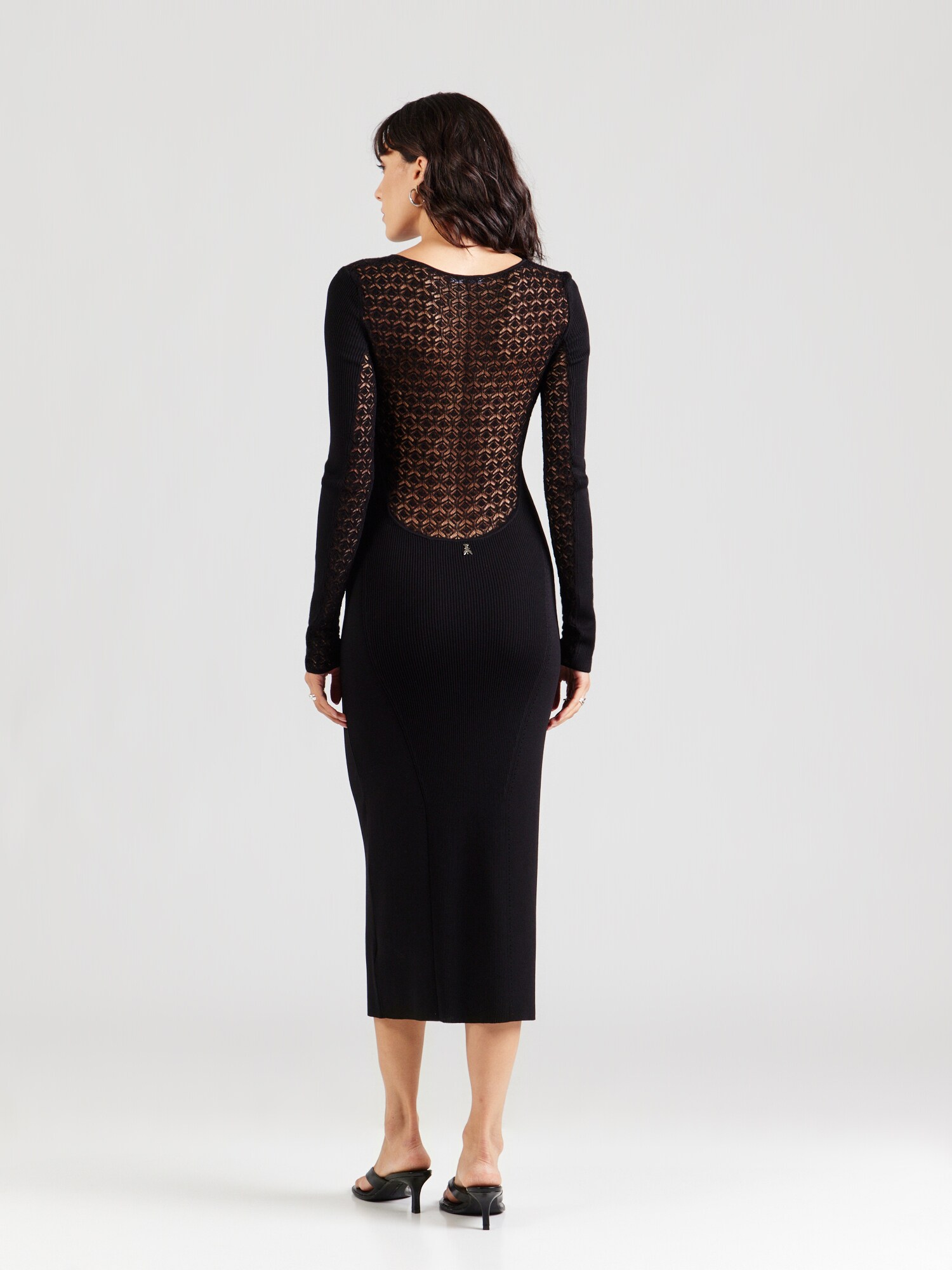 PATRIZIA PEPE Vestido de punto negro – imagen 3