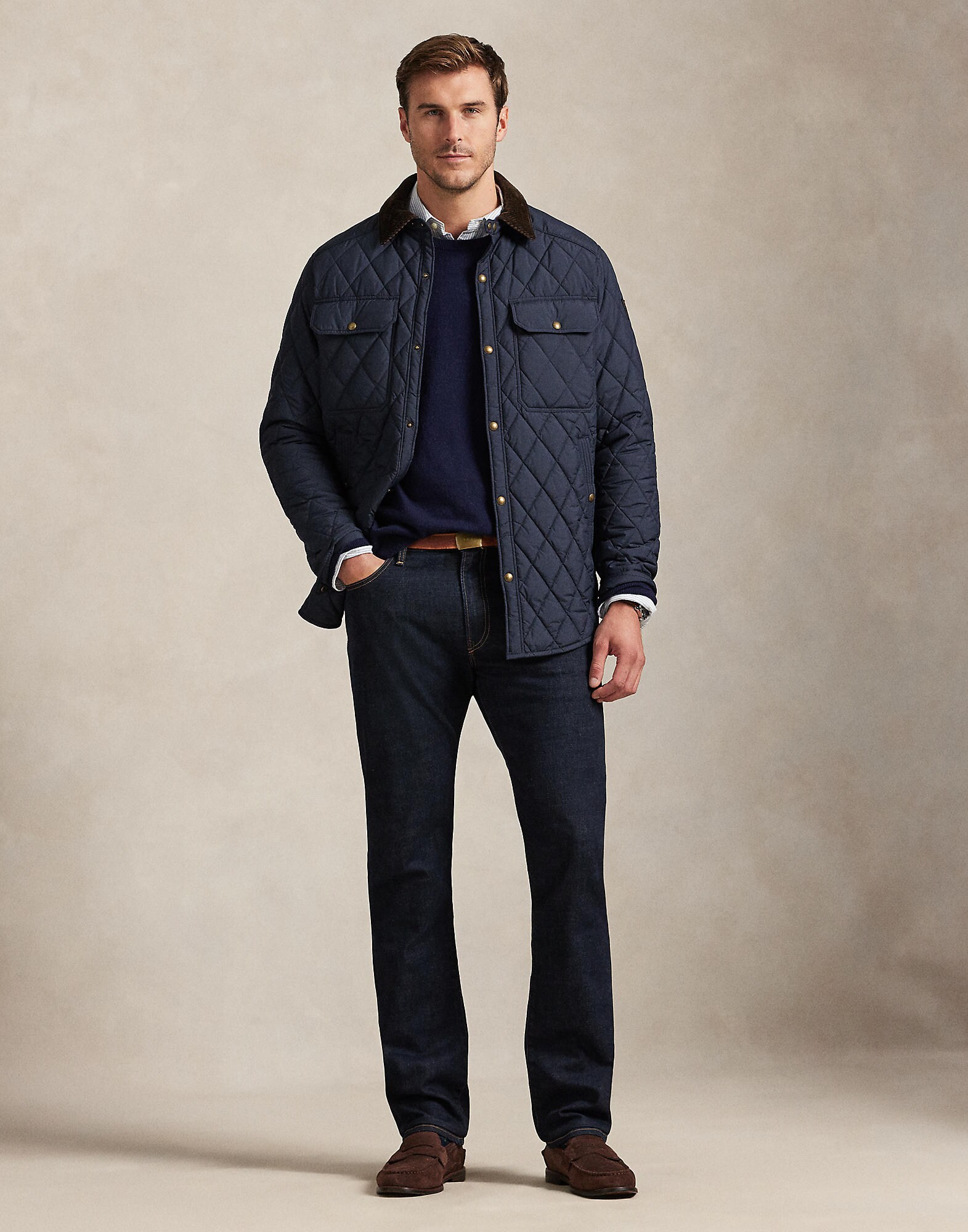 Polo Ralph Lauren Big & Tall Vaquero 'HAMPTON'  azul oscuro – imagen 4