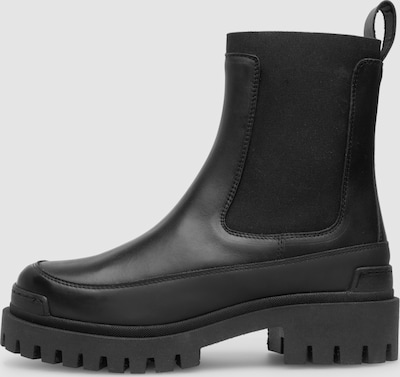 Heila Black Leather Boots