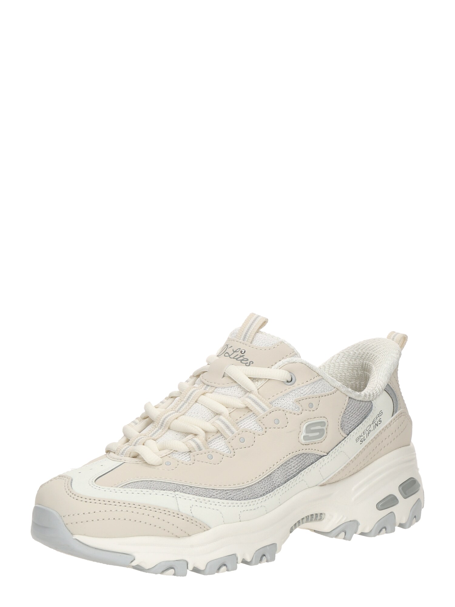 SKECHERS Rövid szárú sportcipők 'D Lites-Smooth-Nostalgia'  bézs / elefántcsont / szürke akciós termékkép 1